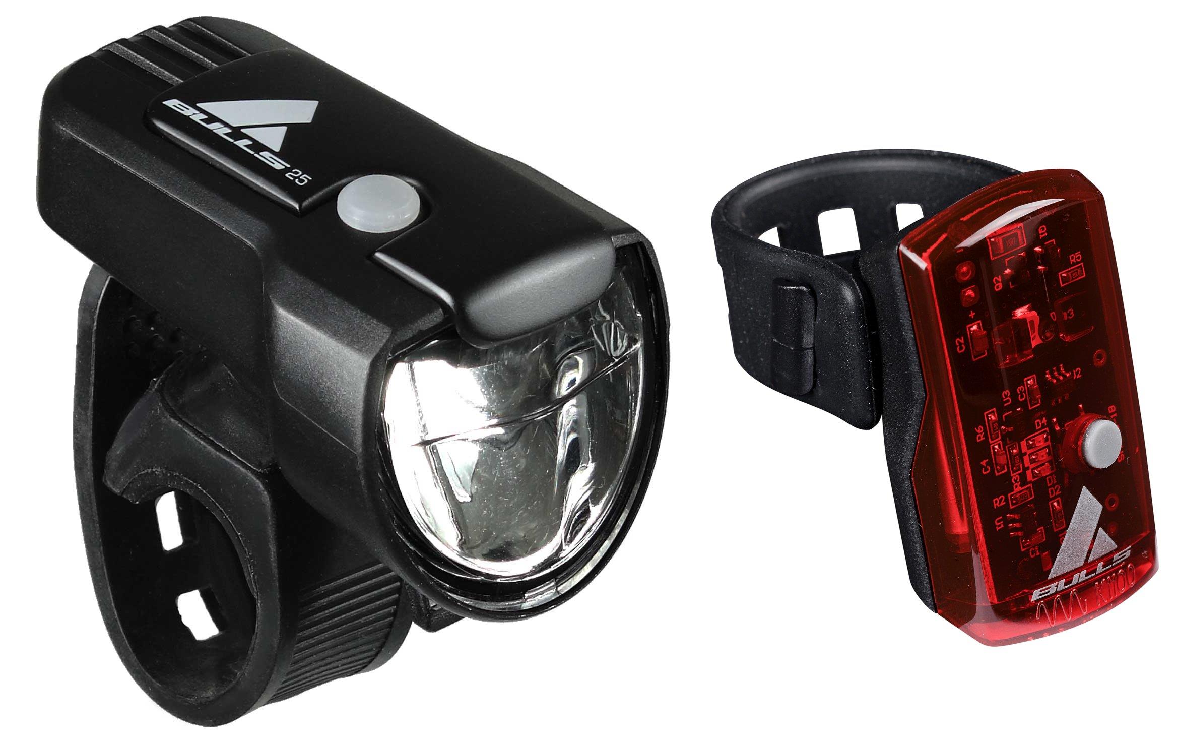 AXA BULLS Eyes 2.5 LED Set mit Akku vorne und hinten ***