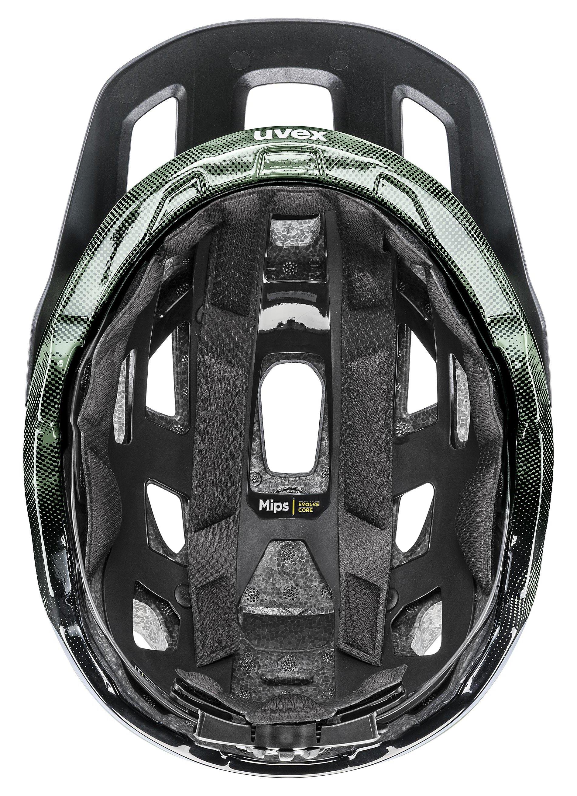 UVEX Helm React-Mips moss-green / black matt 59-61cm