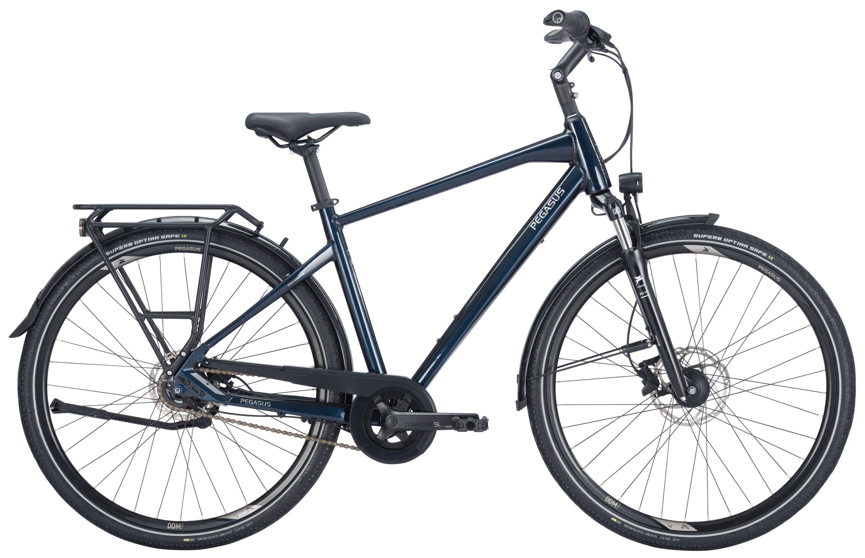 Pegasus Trekkingrad Premio SL Disc 8-Gang 2023-2025 Herren Diamant sapphire-black (blue) 55cm / Gr.L