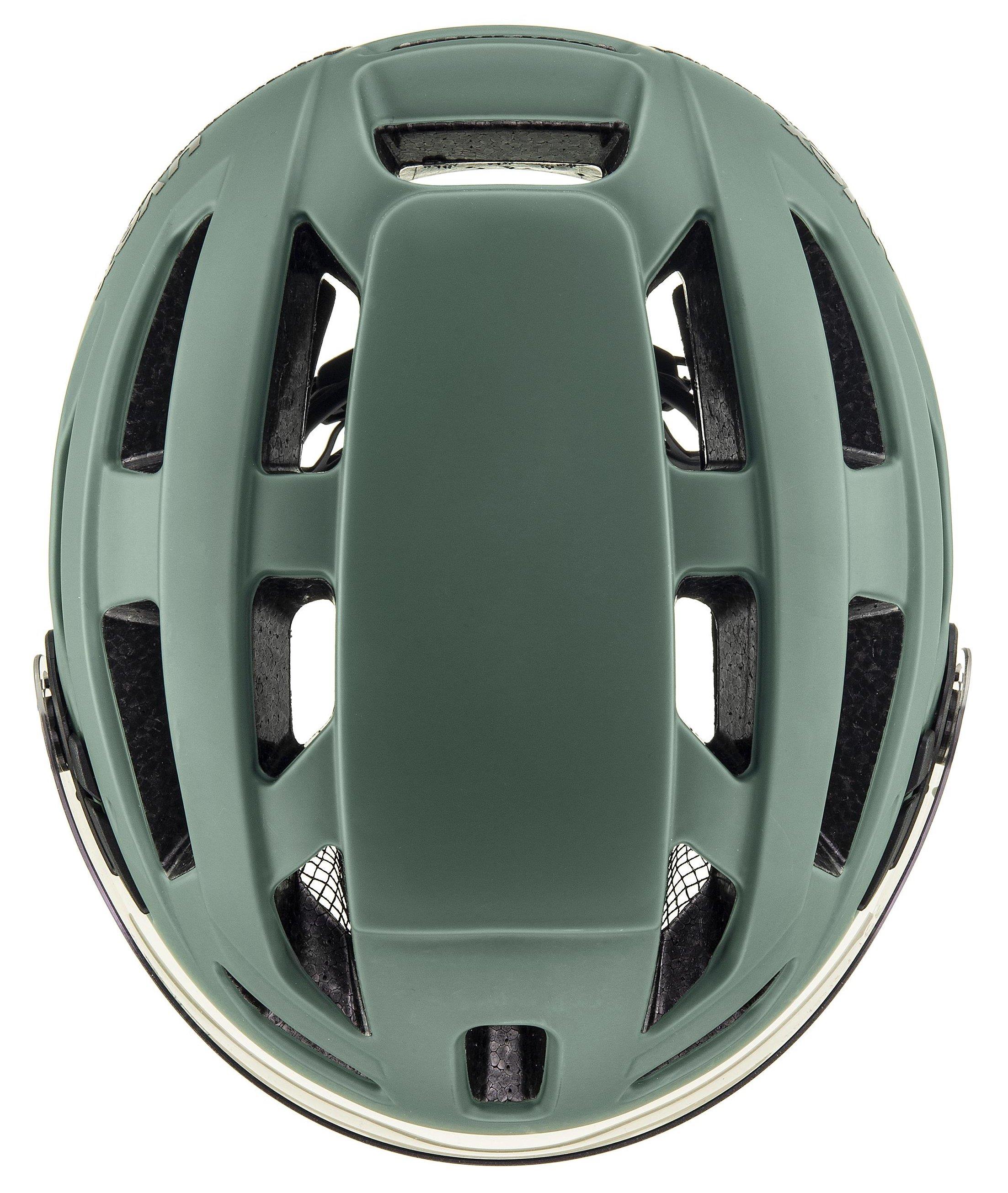 UVEX Helm Finale-Visor-Vario-ab 2025 moss-green / cloud matt / vario blue mirror (S1-3) 56-61cm