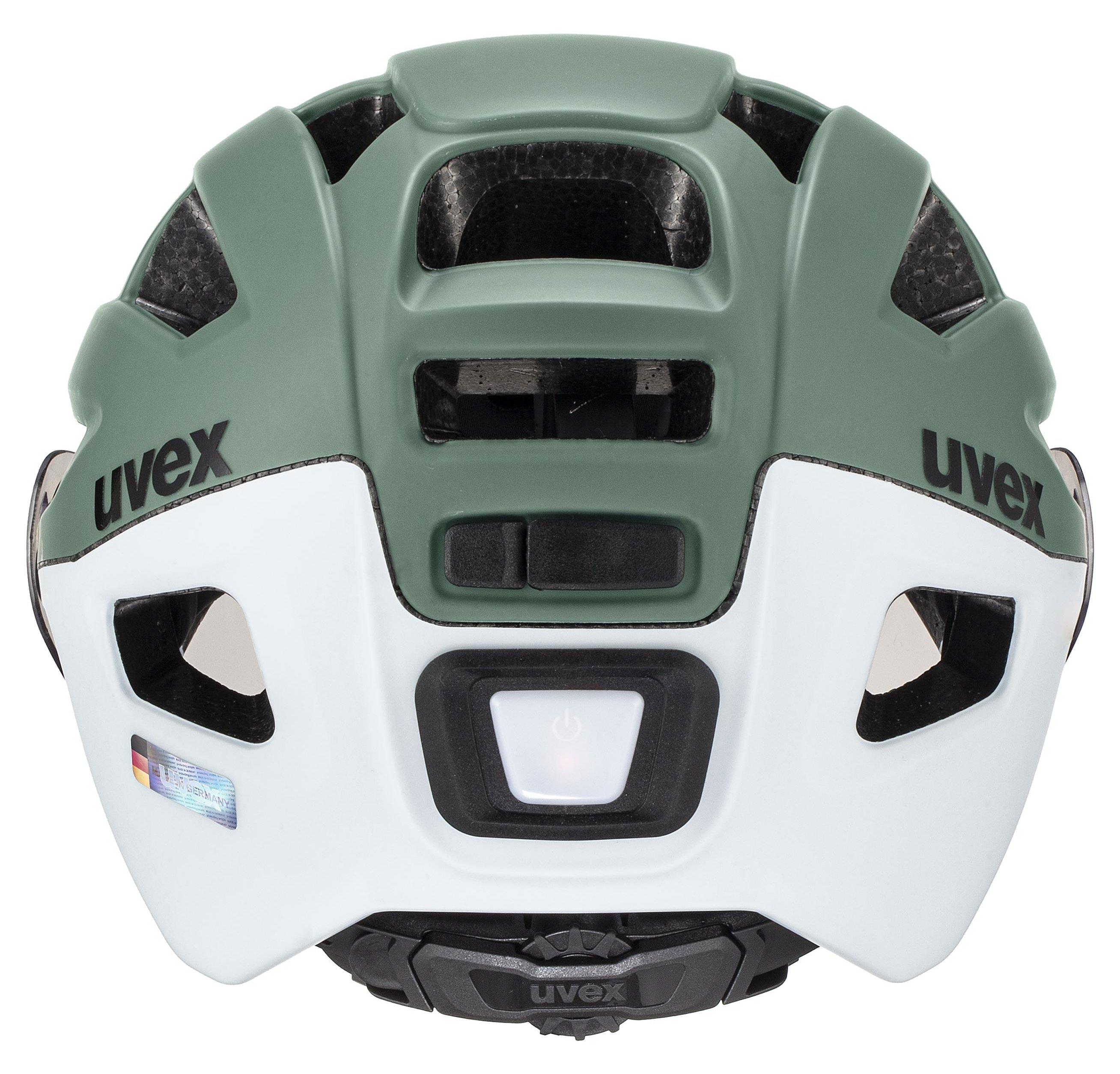 UVEX Helm Finale-Visor-Vario-ab 2025 moss-green / cloud matt / vario blue mirror (S1-3) 56-61cm