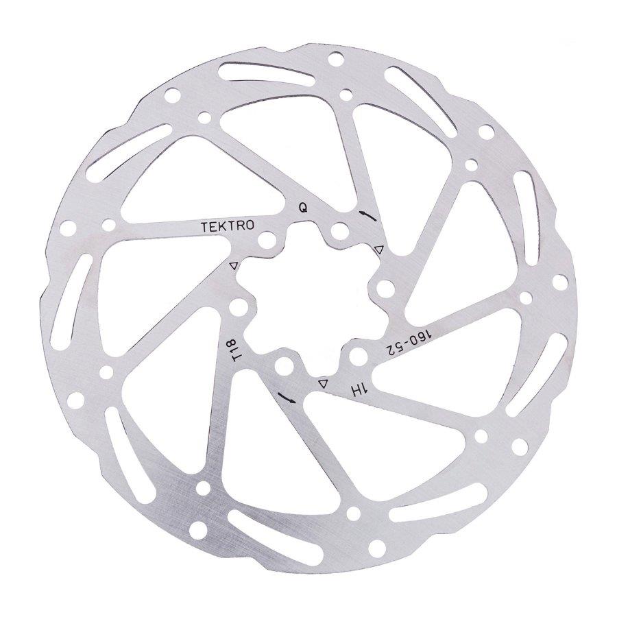 Tektro Bremsscheibe TR-52 1,8mm 160mm mit 6-Loch Befestigung TR160-52