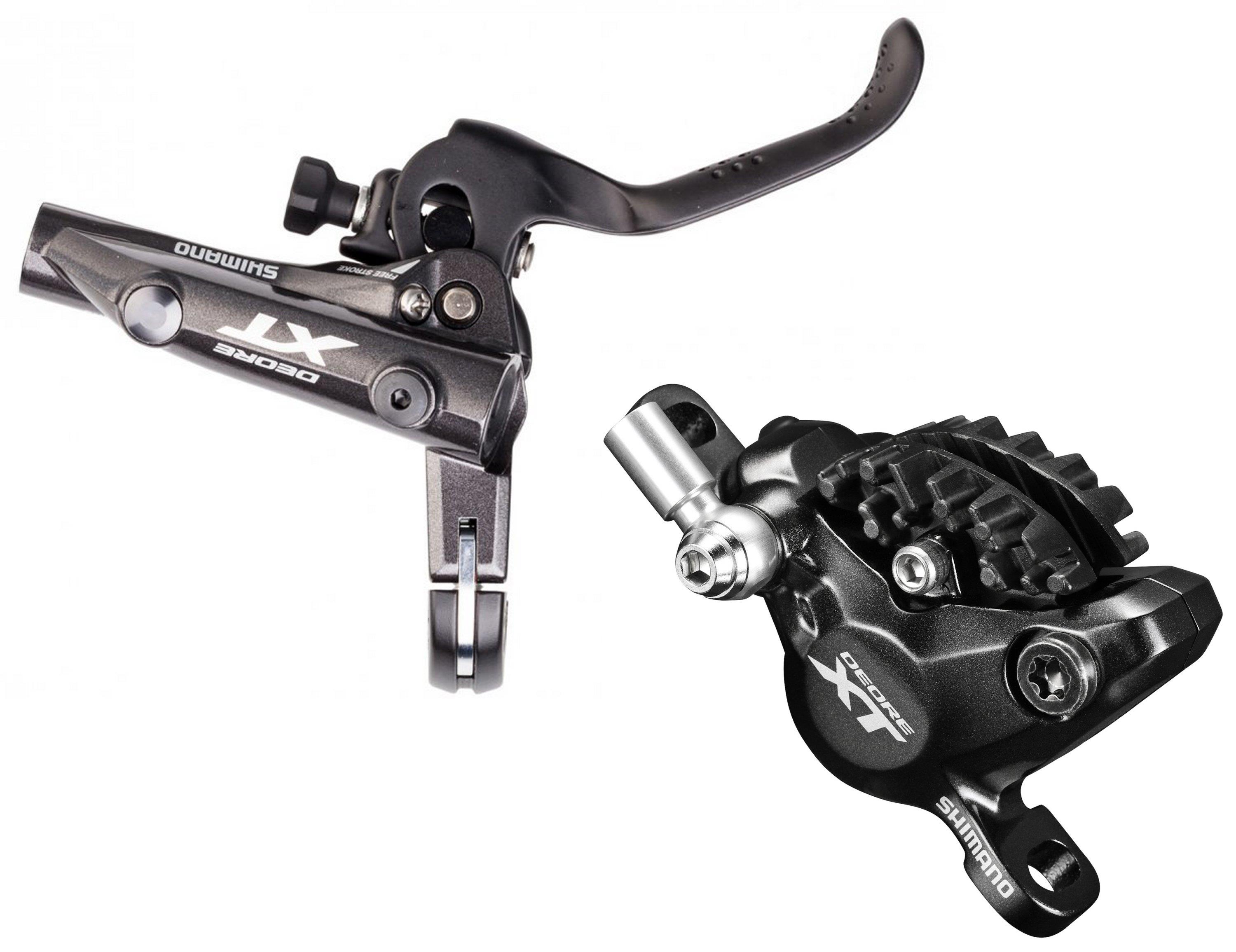 Shimano Scheibenbremse XT BR-M8000 mit Kühlrippen HR incl. Bremsgriff BL-M8000 ***