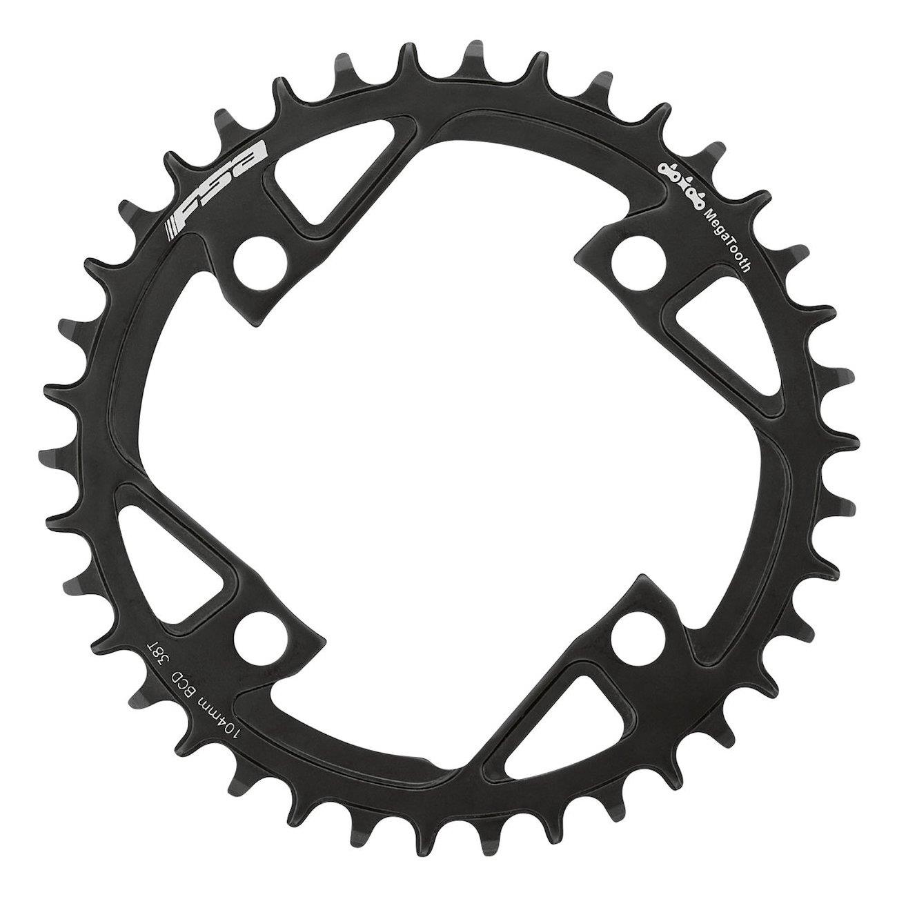 FSA Kettenblatt 104mm ø 38 Zähne Megatooth Stahl für Bosch / Brose E-Bikes Shimano 12-Gang WB496-38T FSA Kettenblatt 104mm ø 38 Zähne Megatooth Stahl für Bosch / Brose E-Bikes Shimano 12-Gang WB496-38T