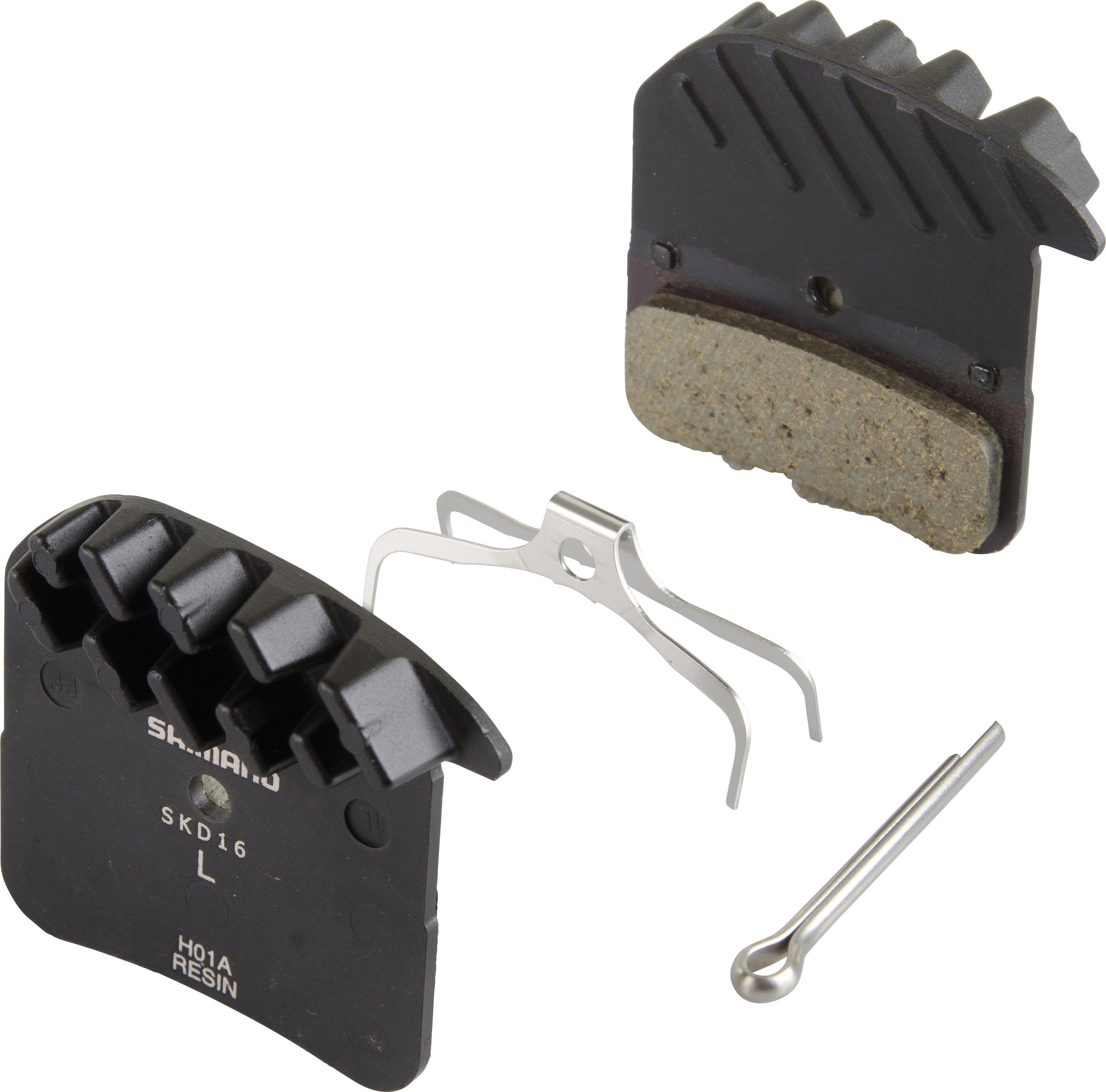 Shimano Bremsbeläge H01-A Kunststoff mit Alu-Trägerkörper und Kühlrippen Y-8VT98010 ***
