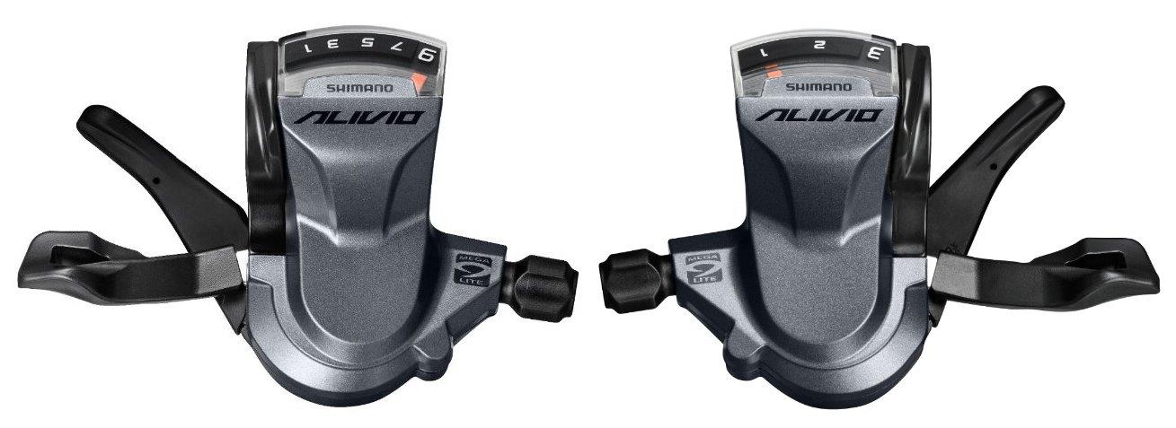 Shimano Schalthebel Alivio SL-M4000 ab 2015 Satz 3/9-fach grau ***