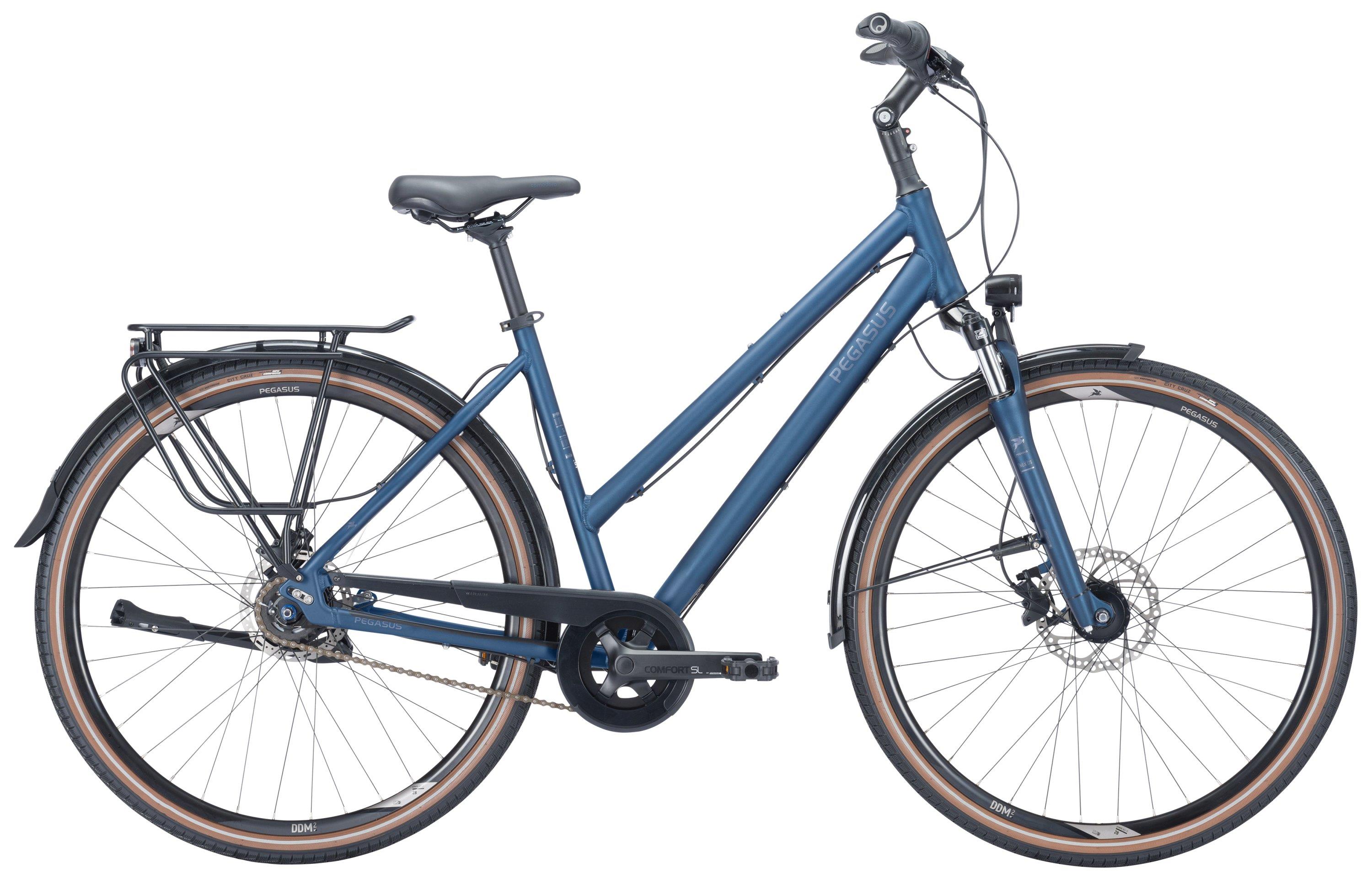 Pegasus Trekkingrad Savona-Disc 2023 8-Gang Damen Trapez dark-petrol-matt 50cm / Gr.M