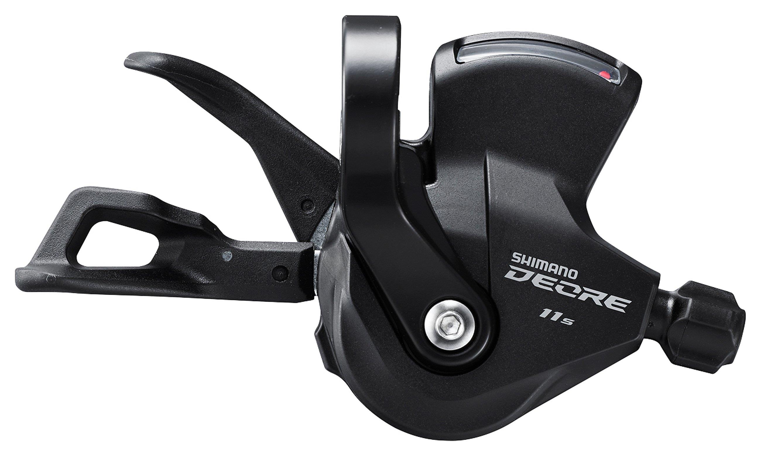 Shimano Schalthebel Deore SL-M5100 ab 2021 mit Schelle und Anzeige rechts 11-fach Shimano Schalthebel Deore SL-M5100 ab 2021 mit Schelle und Anzeige rechts 11-fach