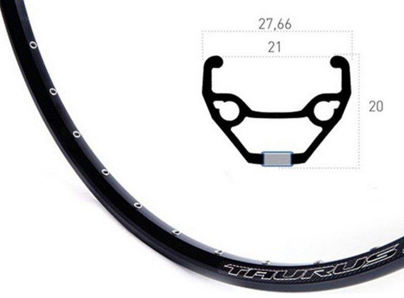 Ryde Felge 28/29 Zoll Taurus-21 Disc schwarz 36 Loch