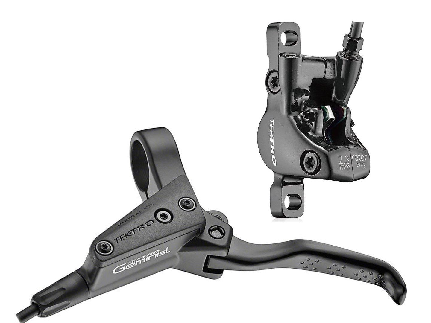 Tektro Scheibenbremse HD-M530 2-Kolben hydraulisch VR links Postmount schwarz