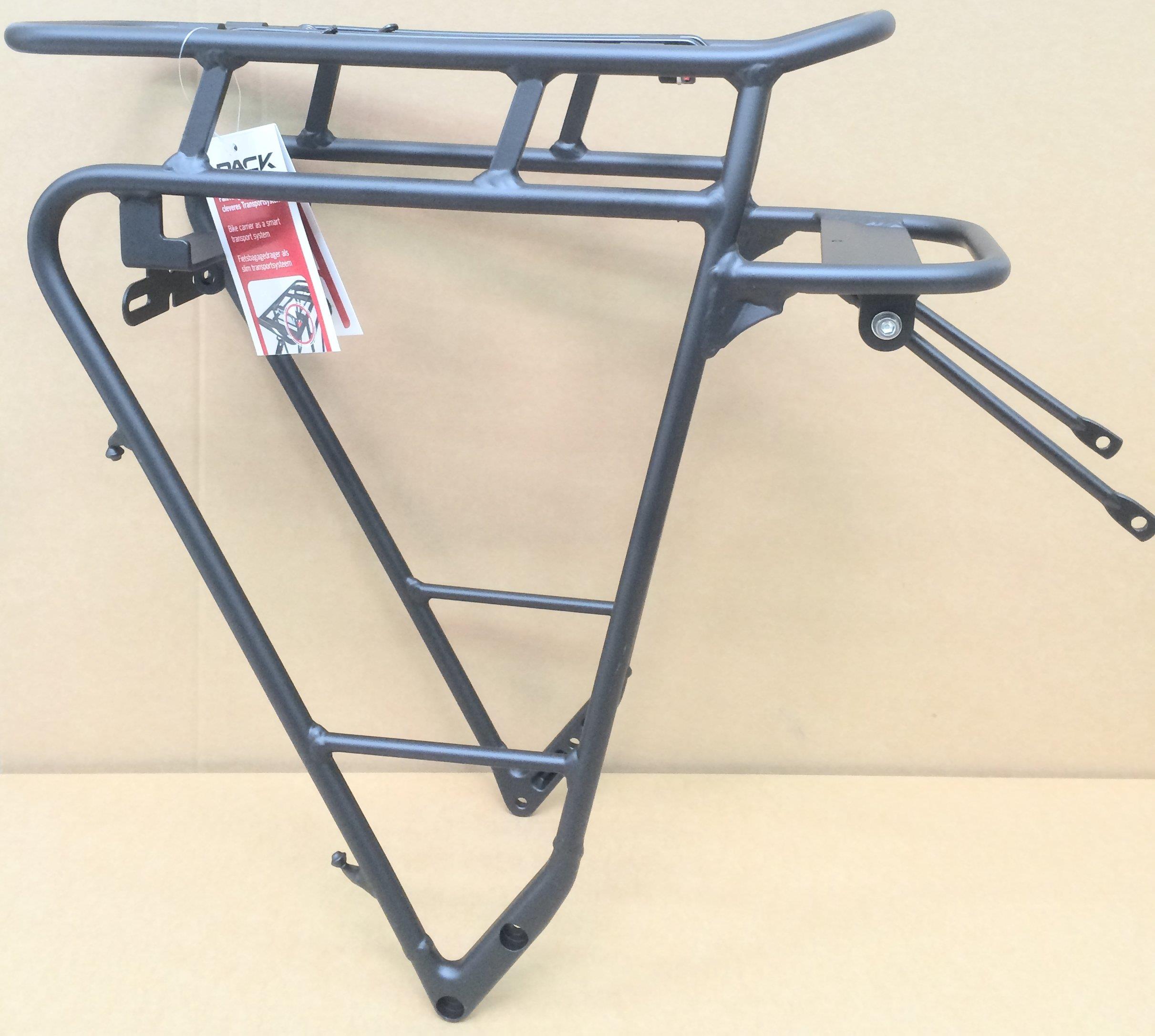 Standwell 28" Alu Rohrträger I-Rack-1 mit Akkuaufnahme und Scheibenbremsbefestigung rechts und links