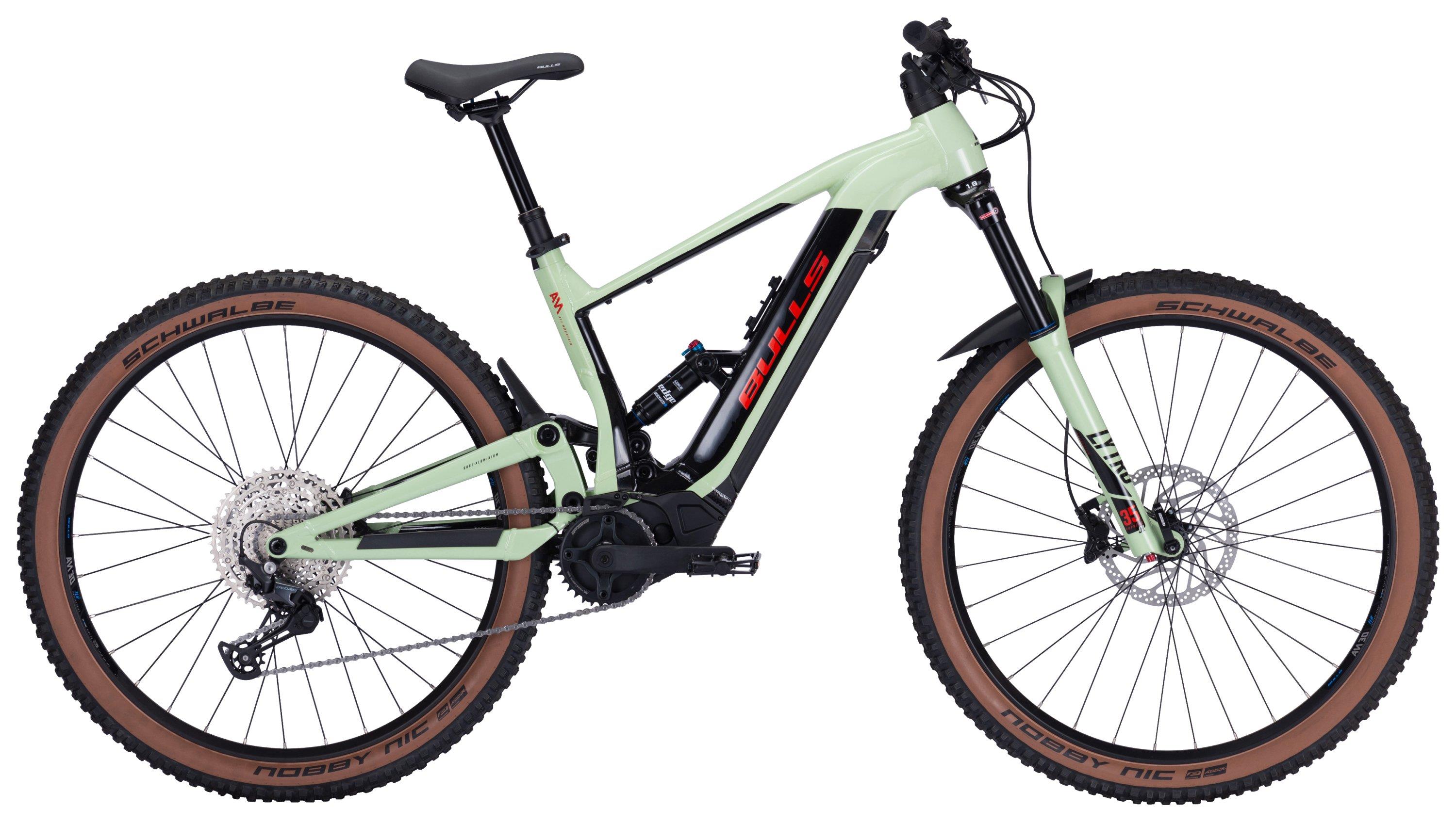Bulls Pedelec E-Stream Evo-AM-2 FIT 29 Zoll 12-Gang 2022 pistachio / schwarz / rot 54cm