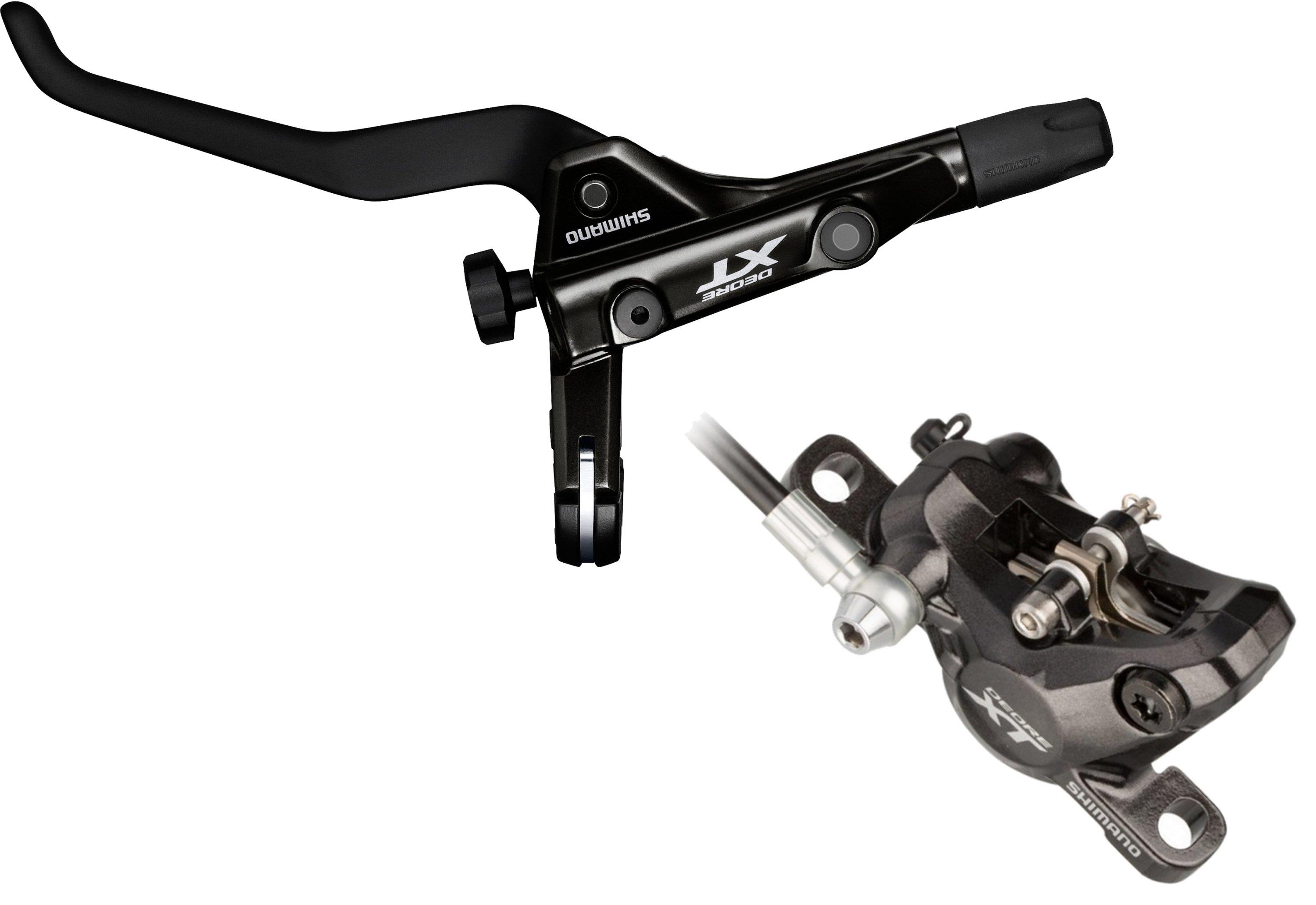 Shimano Scheibenbremse XT BR-M8000 Trekking ! ohne Kühlrippen schwarz VR incl. Bremsgriff BL-T8000 ***