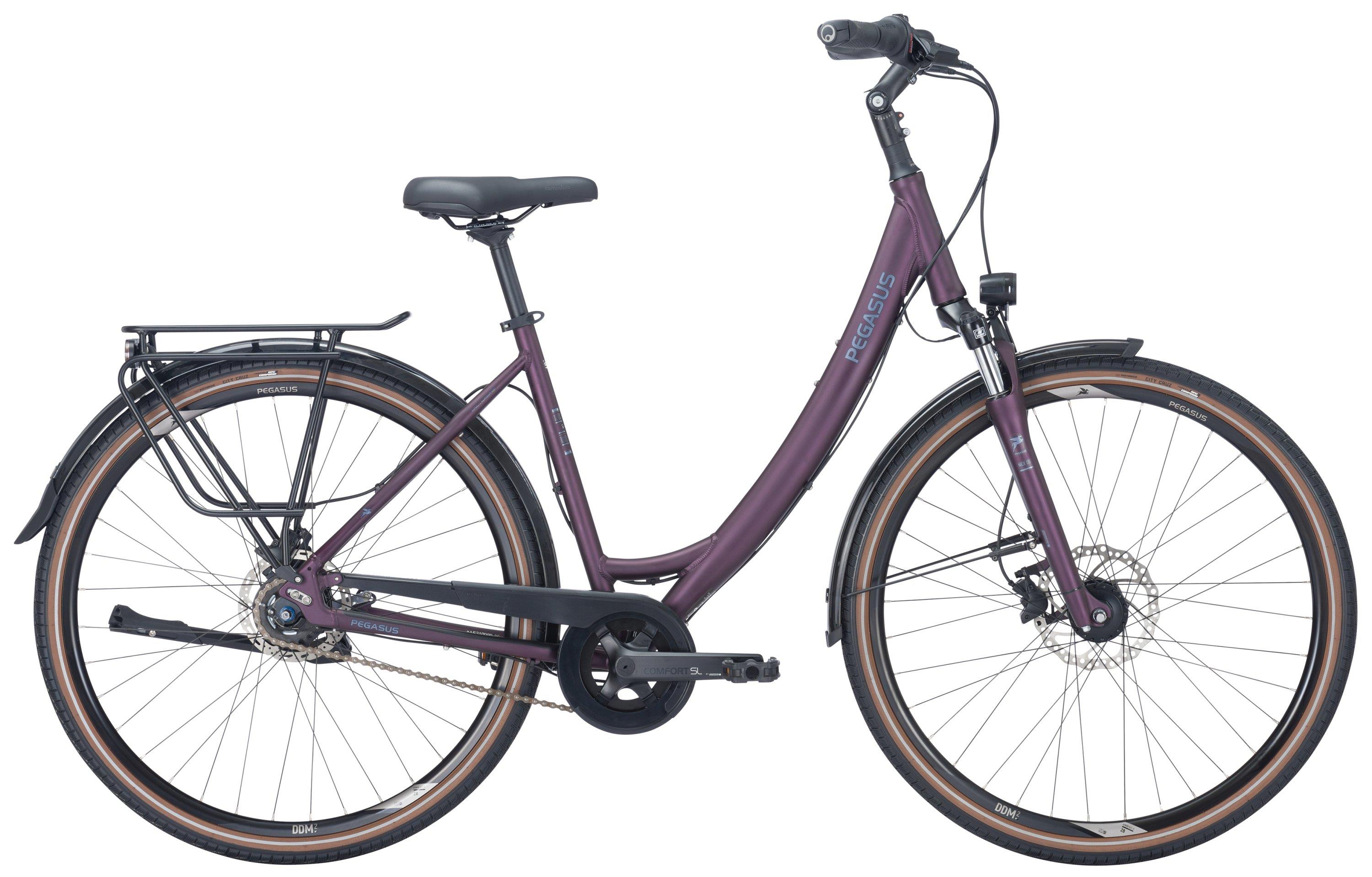 Pegasus Trekkingrad Savona-Disc 2023 8-Gang Damen Wave deep berry matt 45cm / Gr.S