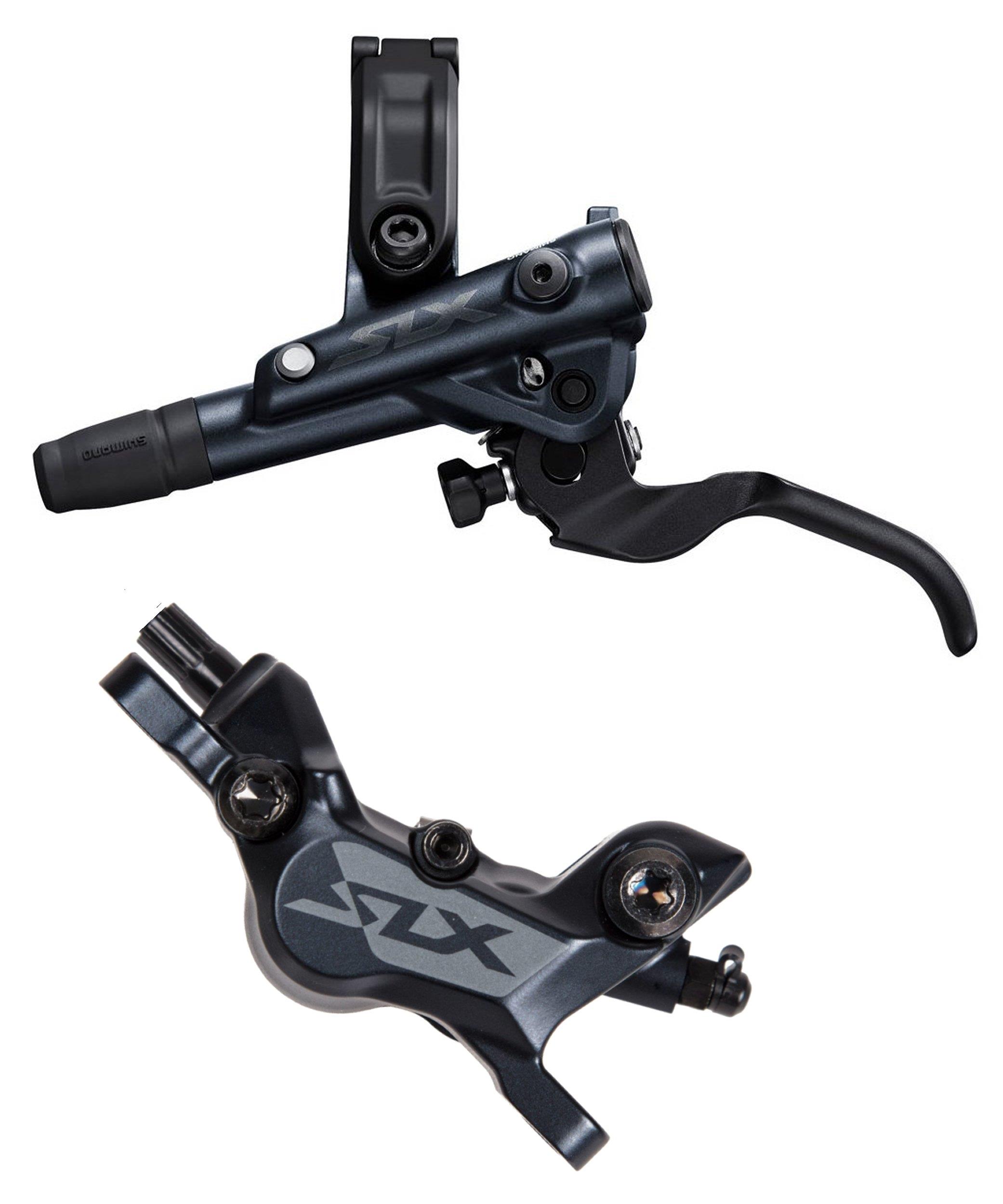 Shimano Scheibenbremse SLX BR-M7120 4-Kolben ohne Kühlrippen VR incl. Bremsgriff BL-M7100