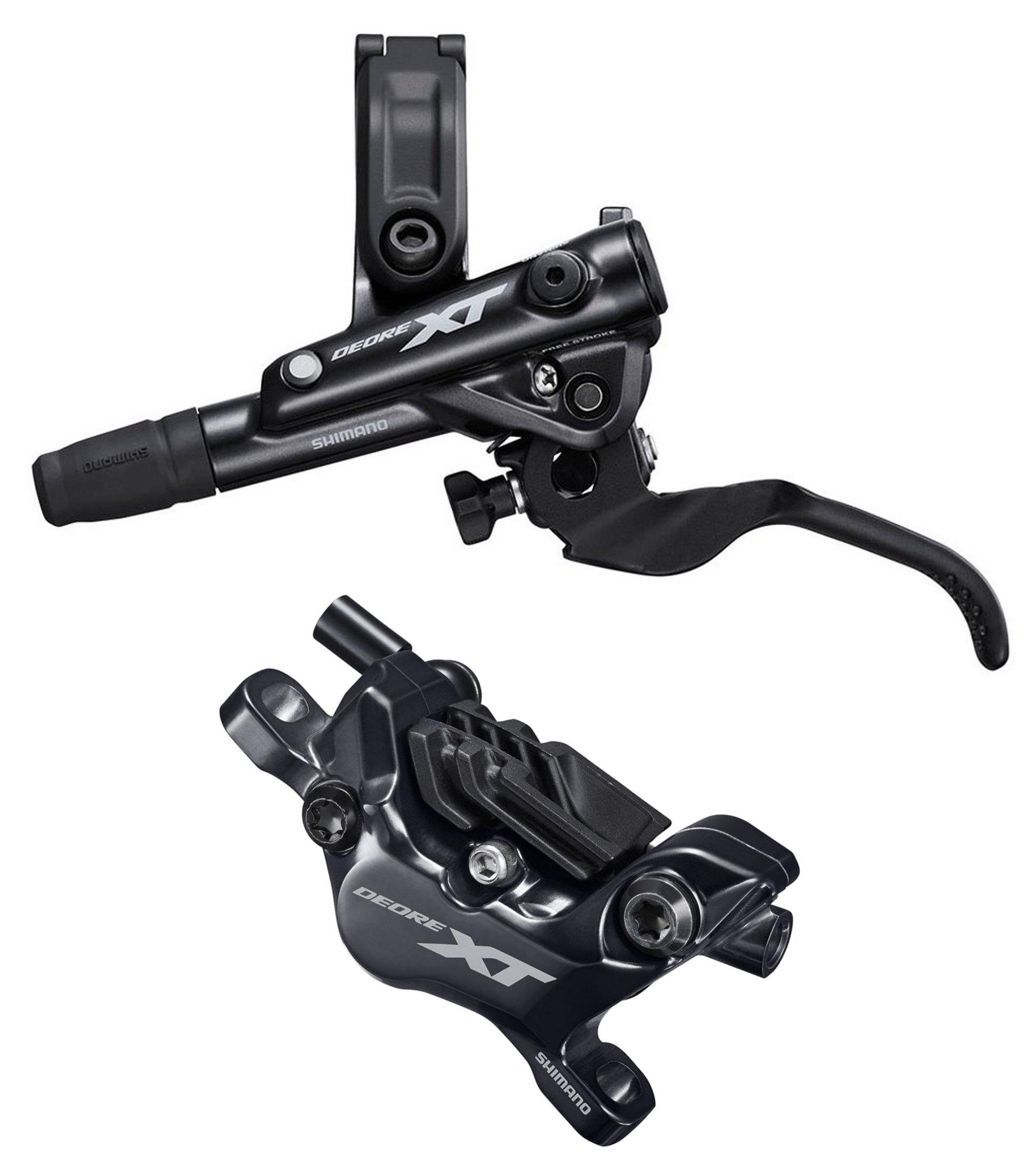 Shimano Scheibenbremse XT BR-M8120 4-Kolben mit Kühlrippen VR incl. Bremsgriff BL-M8100