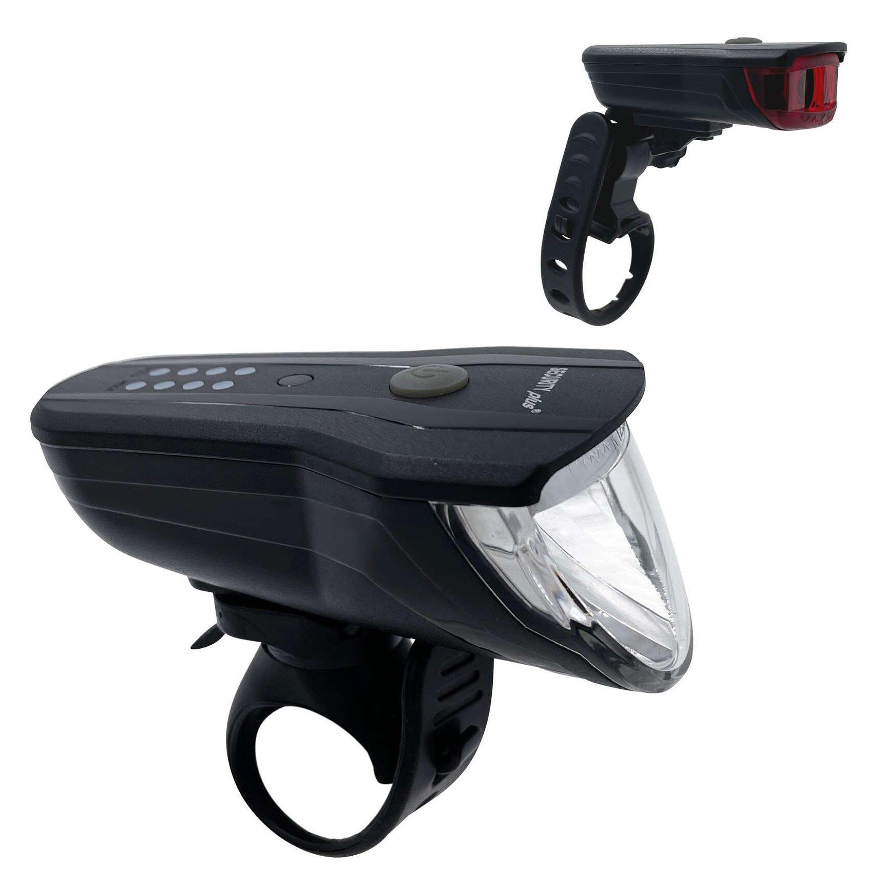 Security Plus LED-Beleuchtungsset 70 Lux mit Akku und USB-C Anschluss SPA70