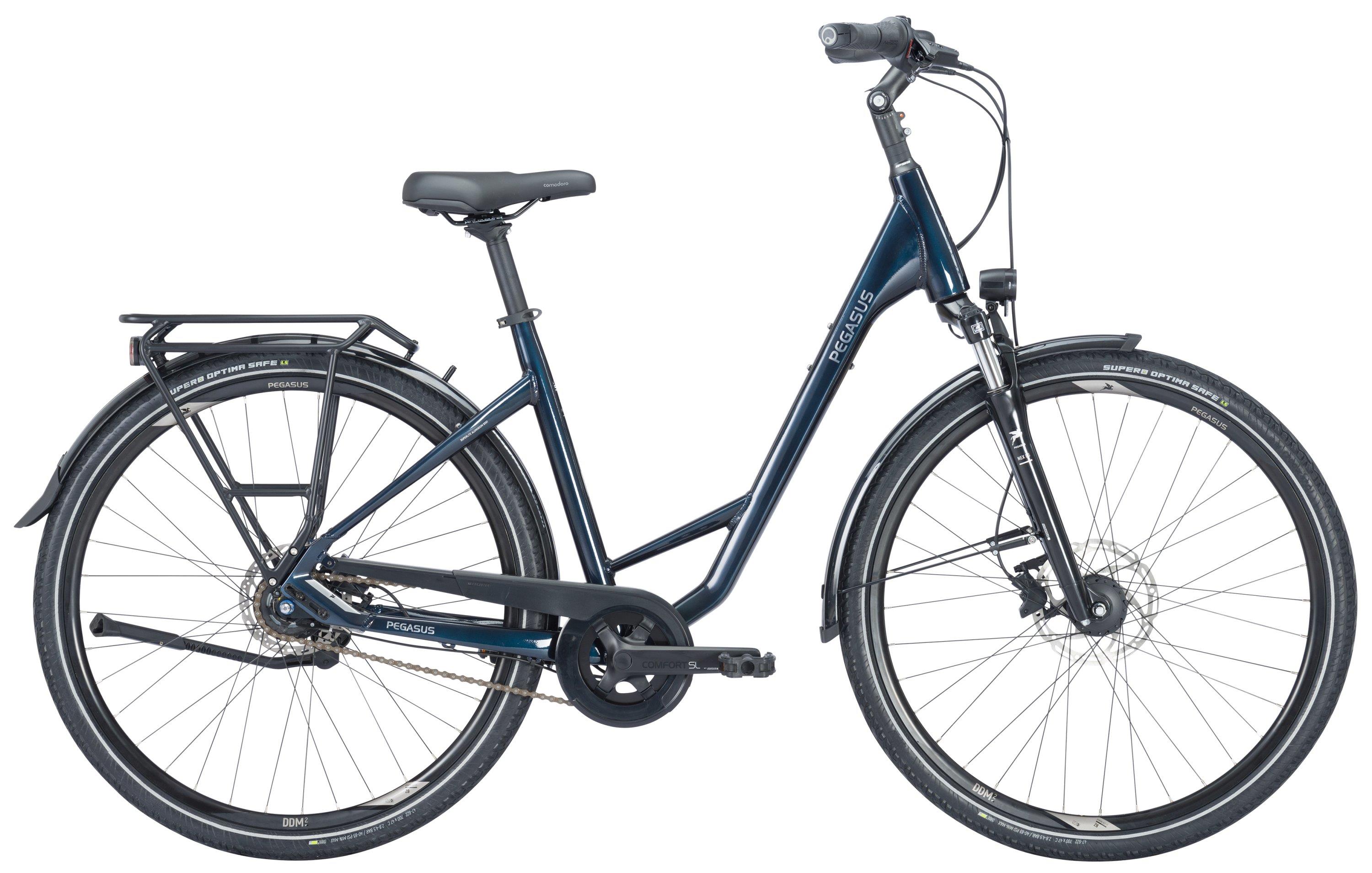 Pegasus Trekkingrad Premio SL Disc 8-Gang 2023-2025 Damen Wave sapphire-black (blue) 50cm / Gr.M