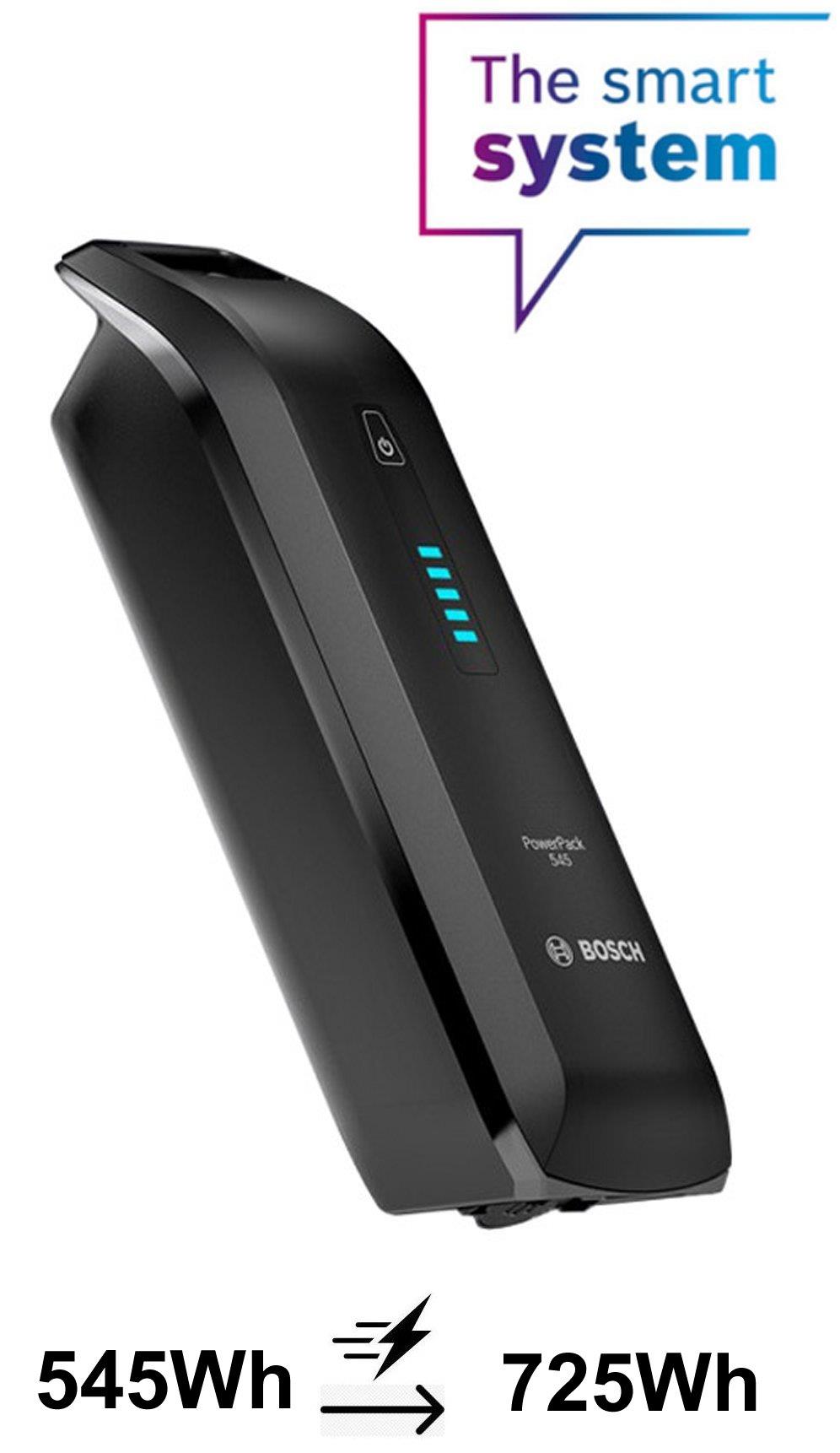 Bosch Akku-Aufpreis Rahmenversion ab 2023 "the Smart System" 725Wh statt 545Wh