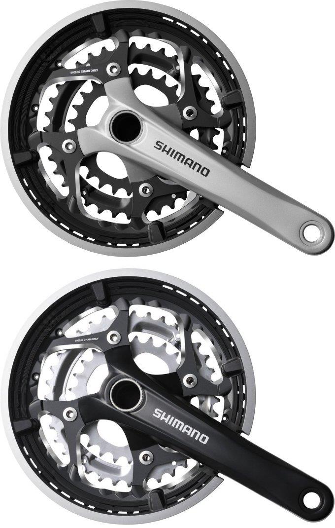 Shimano Kurbelsatz T-551 2-Piece 10-fach 26-36-48 Zähne FC-T551