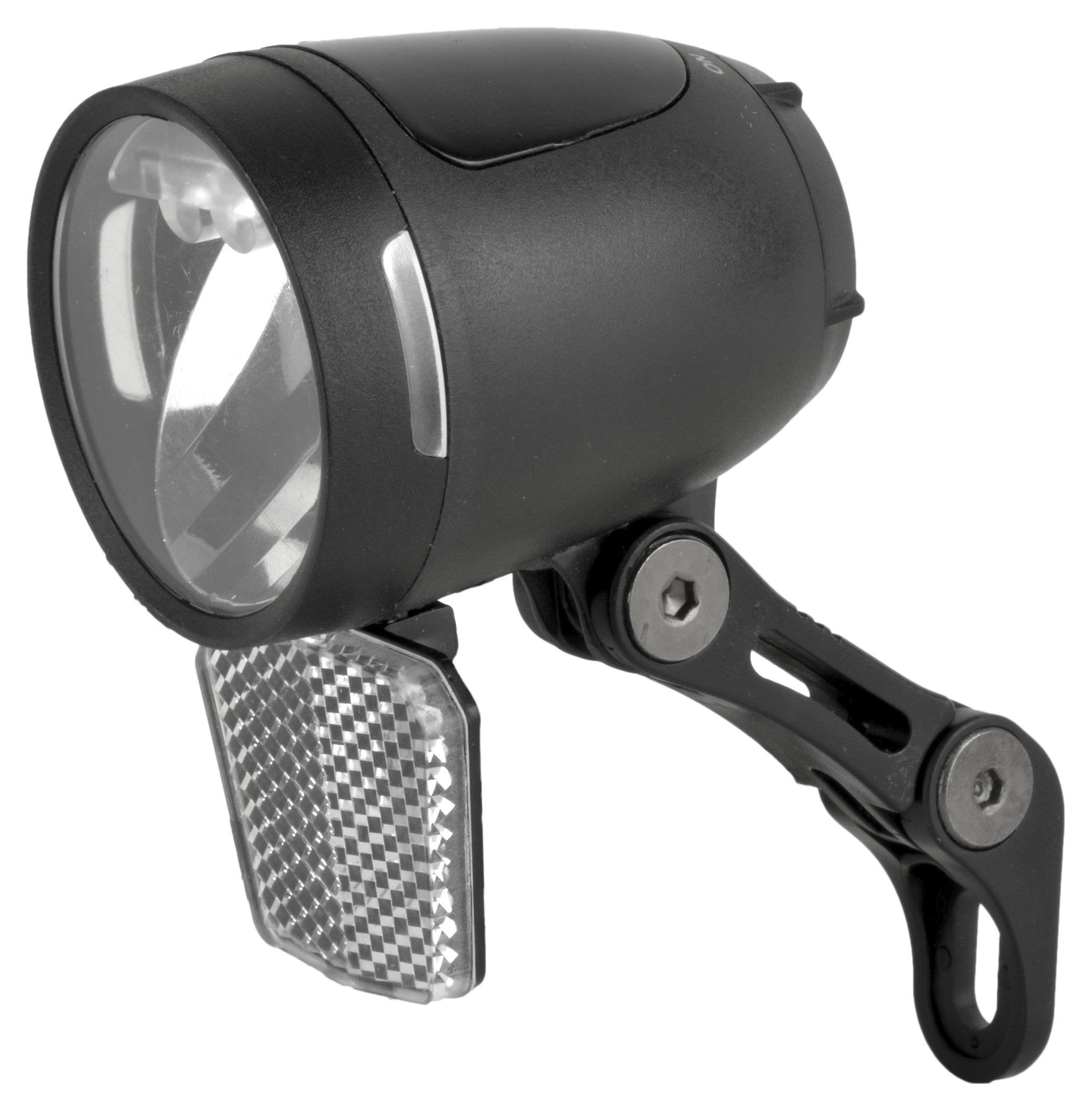 Fuxon Lampe LED Curved-ND 80 Lux mit Schalter für Nabendynamo und Standlicht