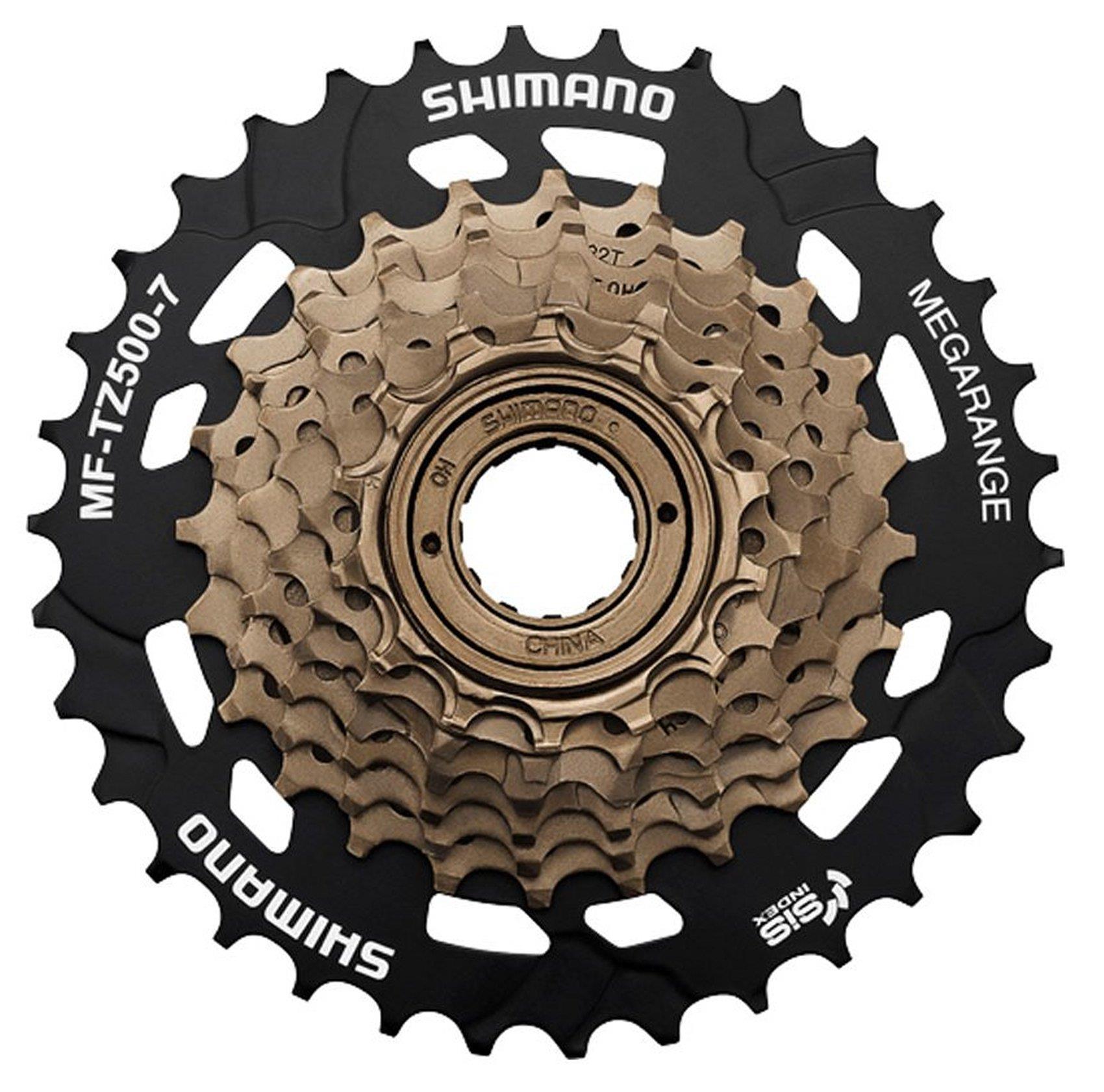 Shimano Schraubkranz MF-TZ500 7-fach 14-34 braun-schwarz