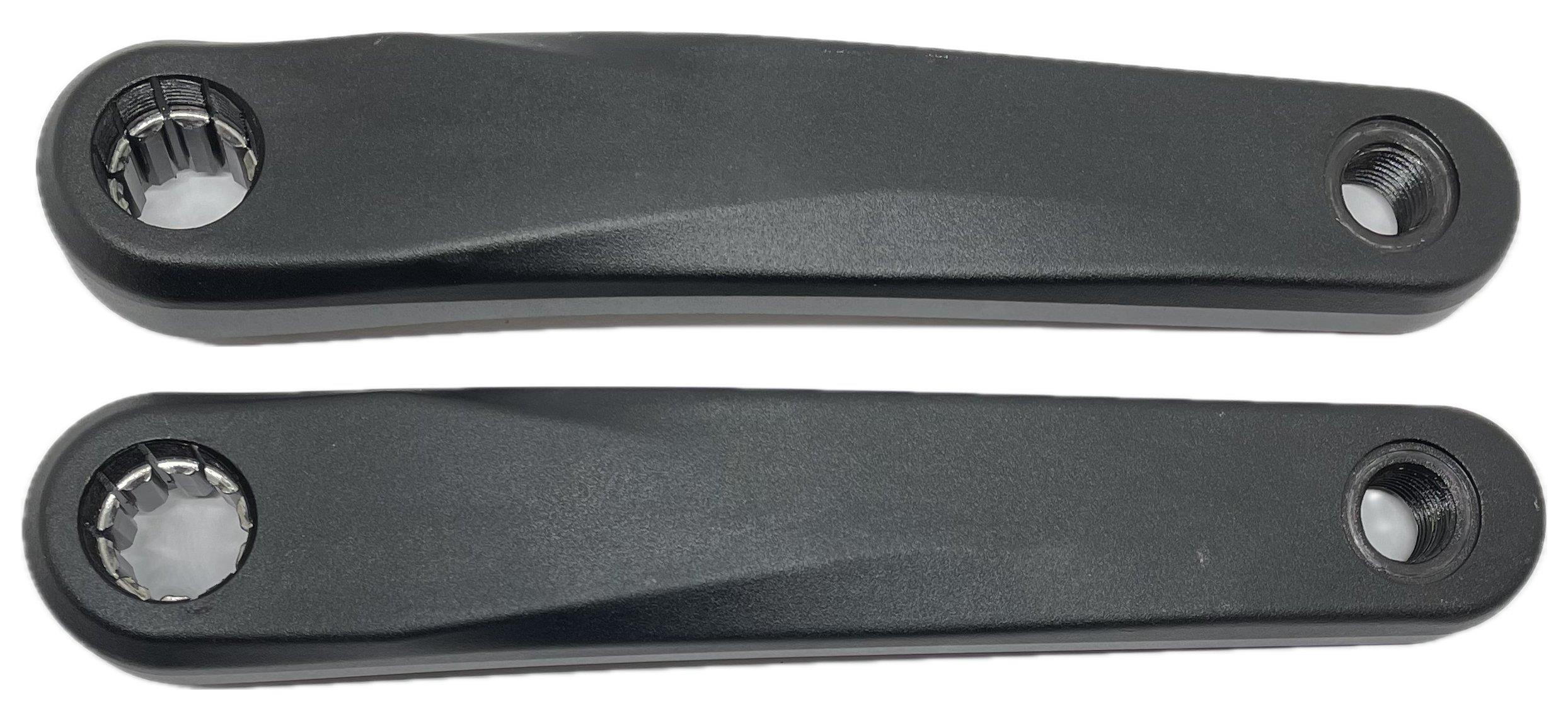 Samox E-Bike Kurbeln EC58 Boost für Bosch-Motoren 4./5. Generation (ISIS) schwarz 170mm