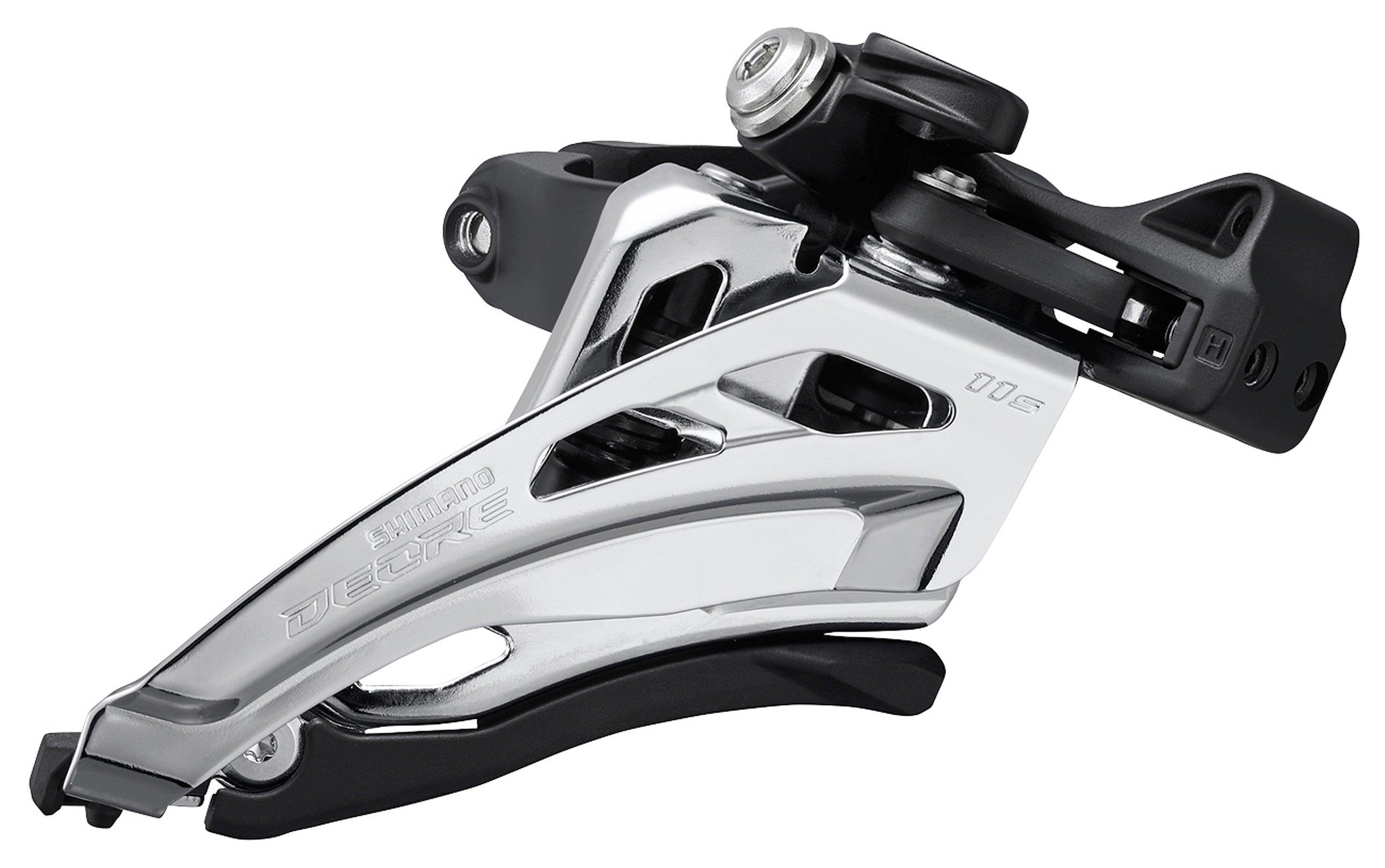 Shimano Umwerfer Deore FD-M5100-M ab 2021 11x2-fach Sideswing Middle-Clamp Frontpull 66-69° schwarz Shimano Umwerfer Deore FD-M5100-M ab 2021 11x2-fach Sideswing Middle-Clamp Frontpull 66-69° schwarz