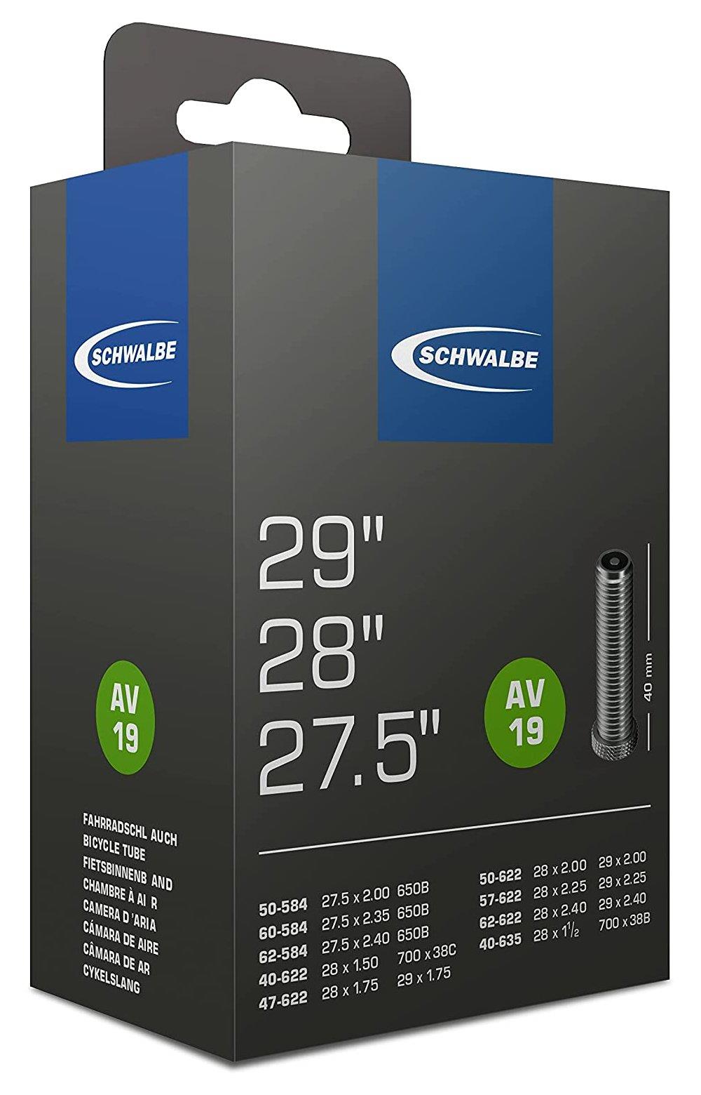 Schwalbe Schlauch 19 AV: 40-62 / 584-635 Schwalbe Schlauch 19 AV: 40-62 / 584-635