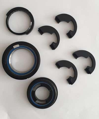 Acros Steuersatz Press Fit Tapered 1 1/8" - 1.8" AZX-262-BL mit Anschlag Bulls-4 Ø unten 66mm Acros Steuersatz Press Fit Tapered 1 1/8" - 1.8" AZX-262-BL mit Anschlag Bulls-4 Ø unten 66mm