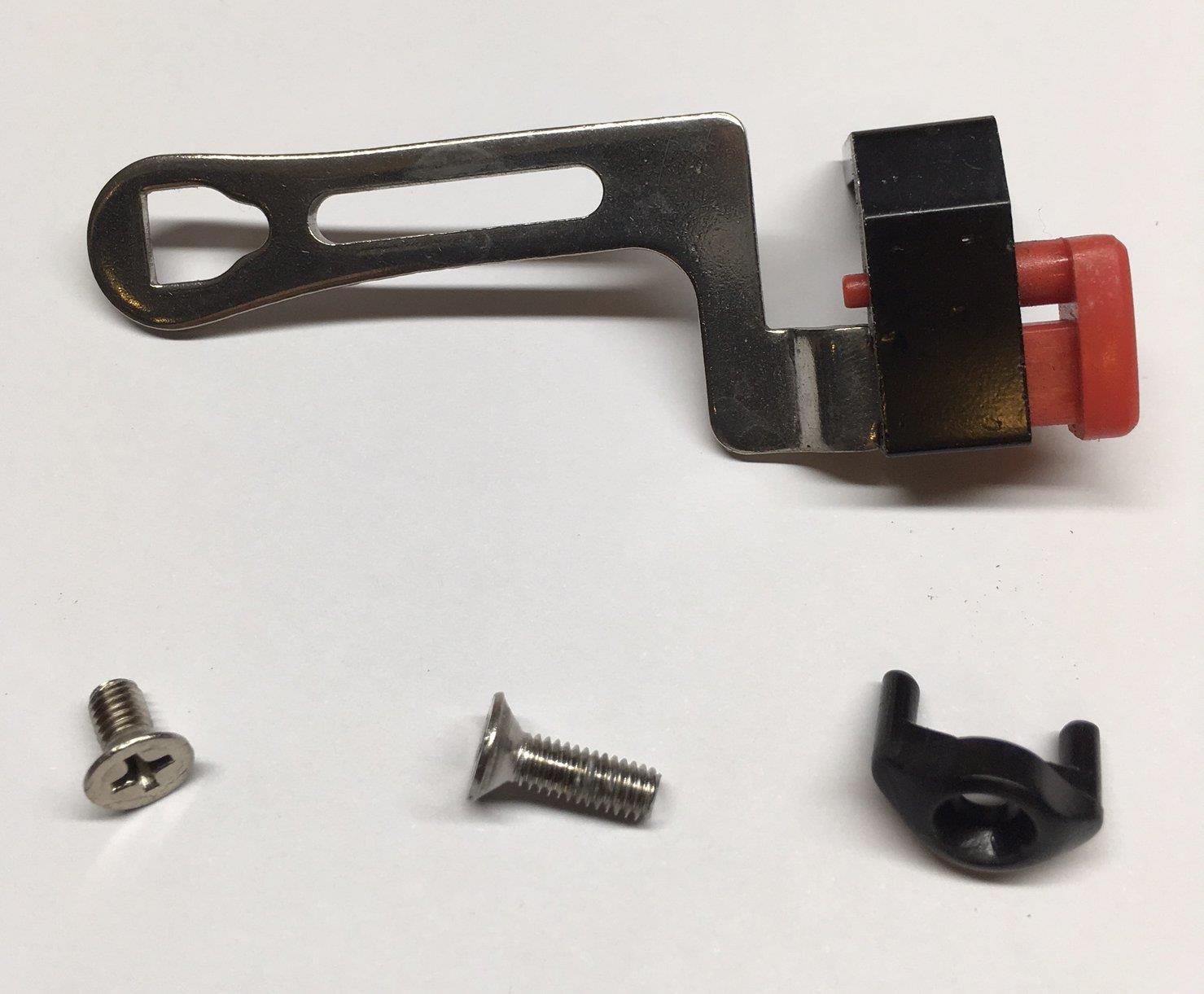Standwell I-Rack-1 Verriegelungsknopf "Red-Dot" für Carrymore Gepäckträger Typ-A kurz abgew.