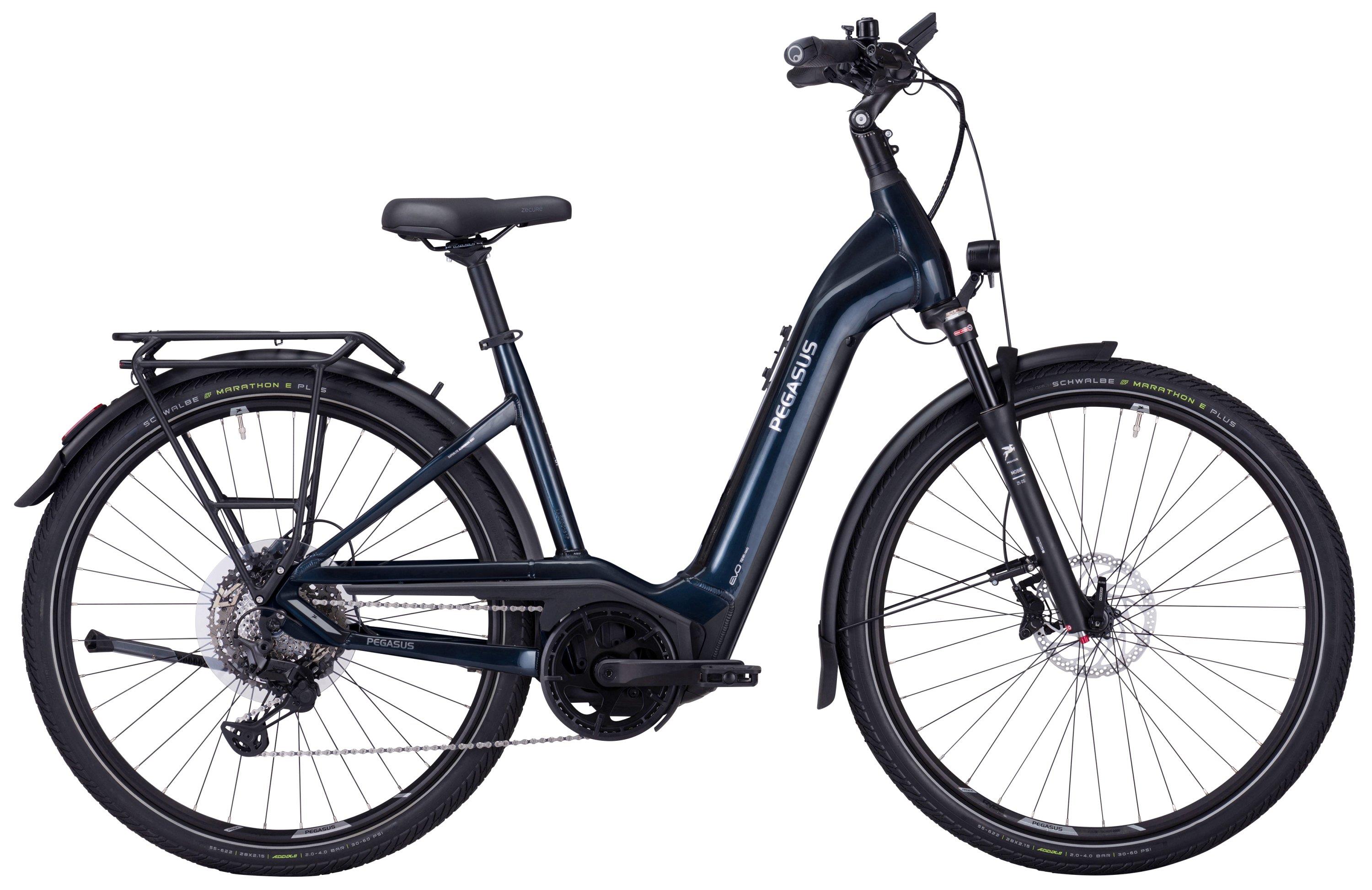 Pegasus Pedelec Premio-Evo-11 "40 Years" 750 2022 Tiefeinstieg Unisex saphire-black / black matt 45cm