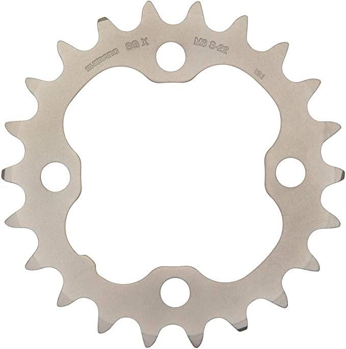 Shimano Kettenblatt Deore ab 2007 22 Zähne S-Type silber Y-1J822000