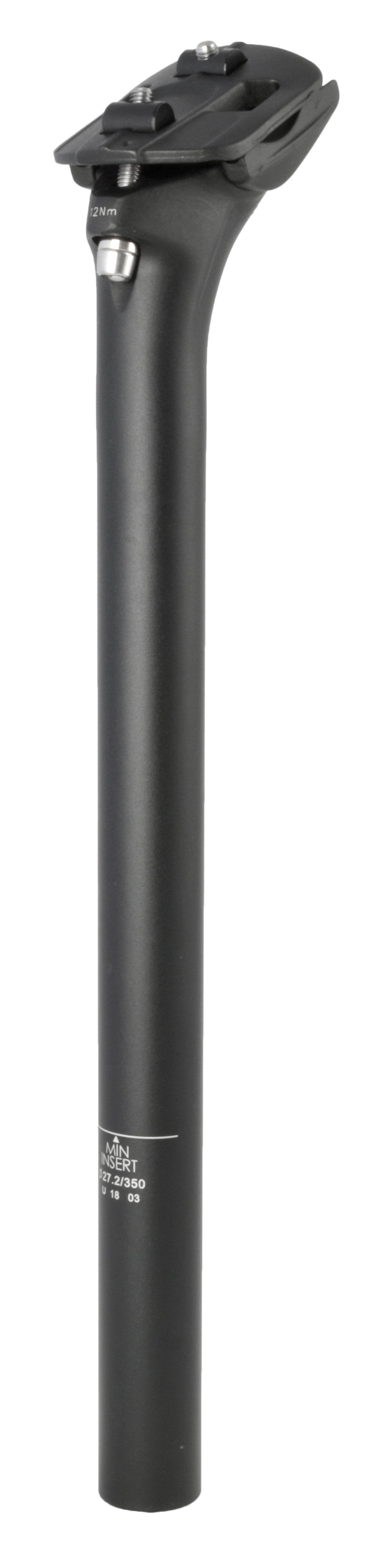 Zecure Stattelstütze SP-HD001 2-Bolt mit 15mm Versatz schwarz bis 140kg Fahrergewicht