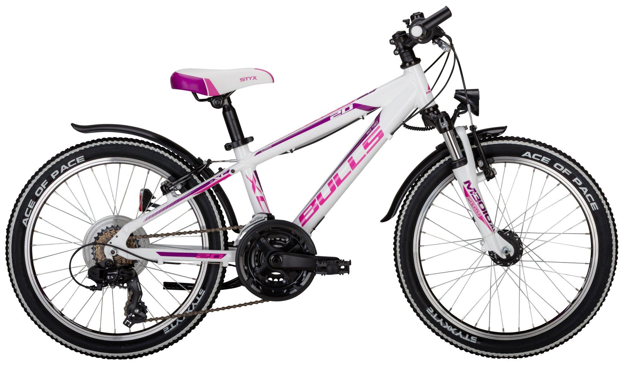 Bulls Kinderrad 20 Zoll Tokee-20 Street 2017 18-Gang weiss-pink 28cm Bulls Kinderrad 20 Zoll Tokee-20 Street 2017 18-Gang weiss-pink 28cm