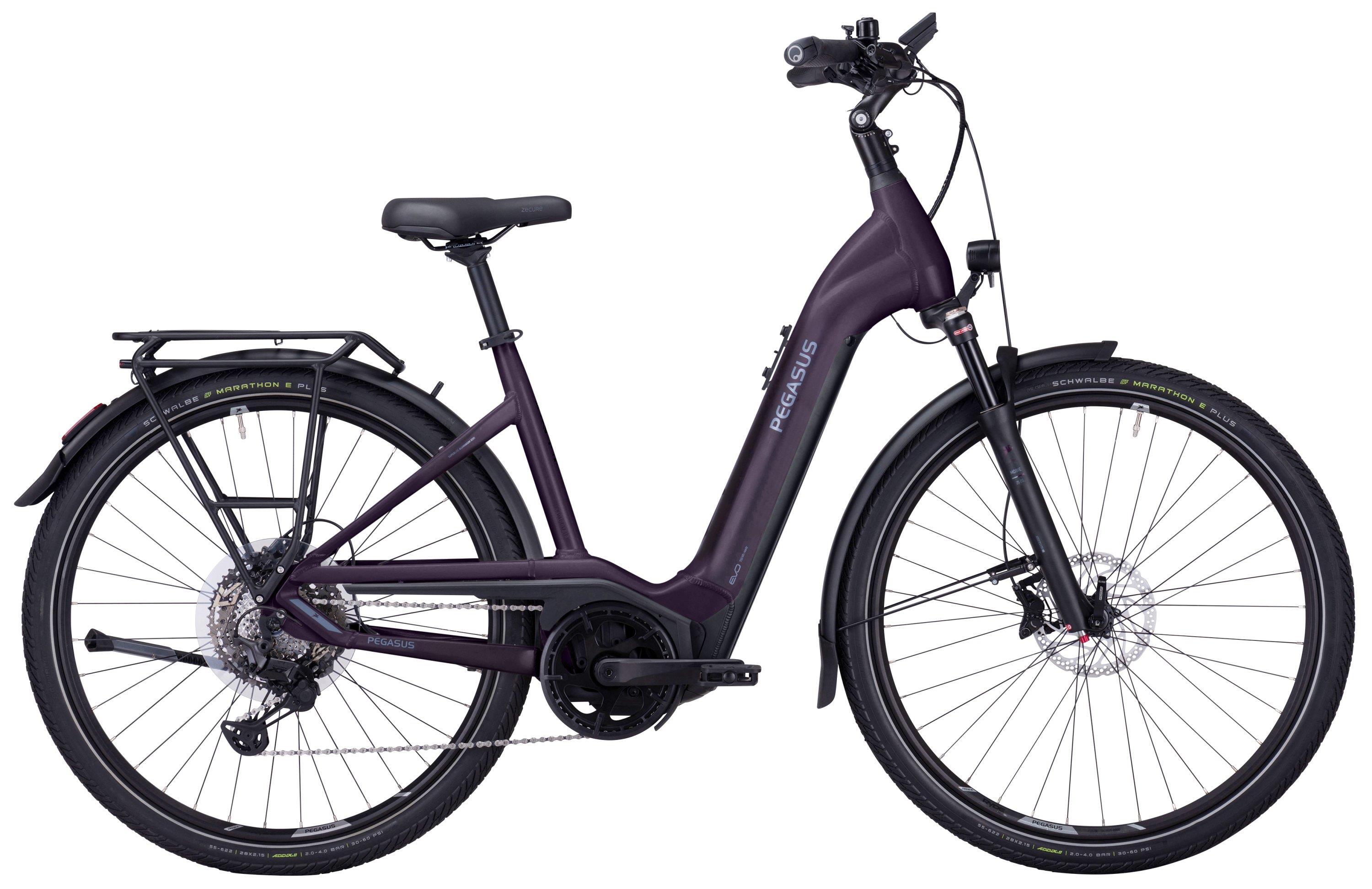 Pegasus Pedelec Premio-Evo-11 "40 Years" 750 2022 Tiefeinstieg Unisex dark berry matt / black matt 45cm