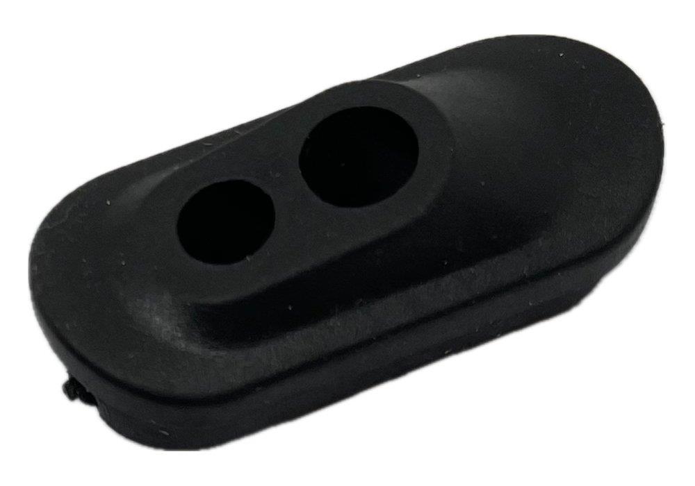 Bulls / Pegasus Kabelführung (Stopfen) oval für 2 Leitung mit Ø 4+5mm für Rahmenöffnung 8x25mm