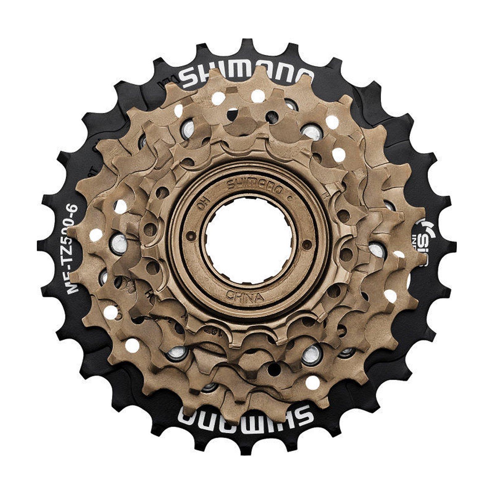 Shimano Schraubkranz MF-TZ500 7-fach 14-28 braun-schwarz
