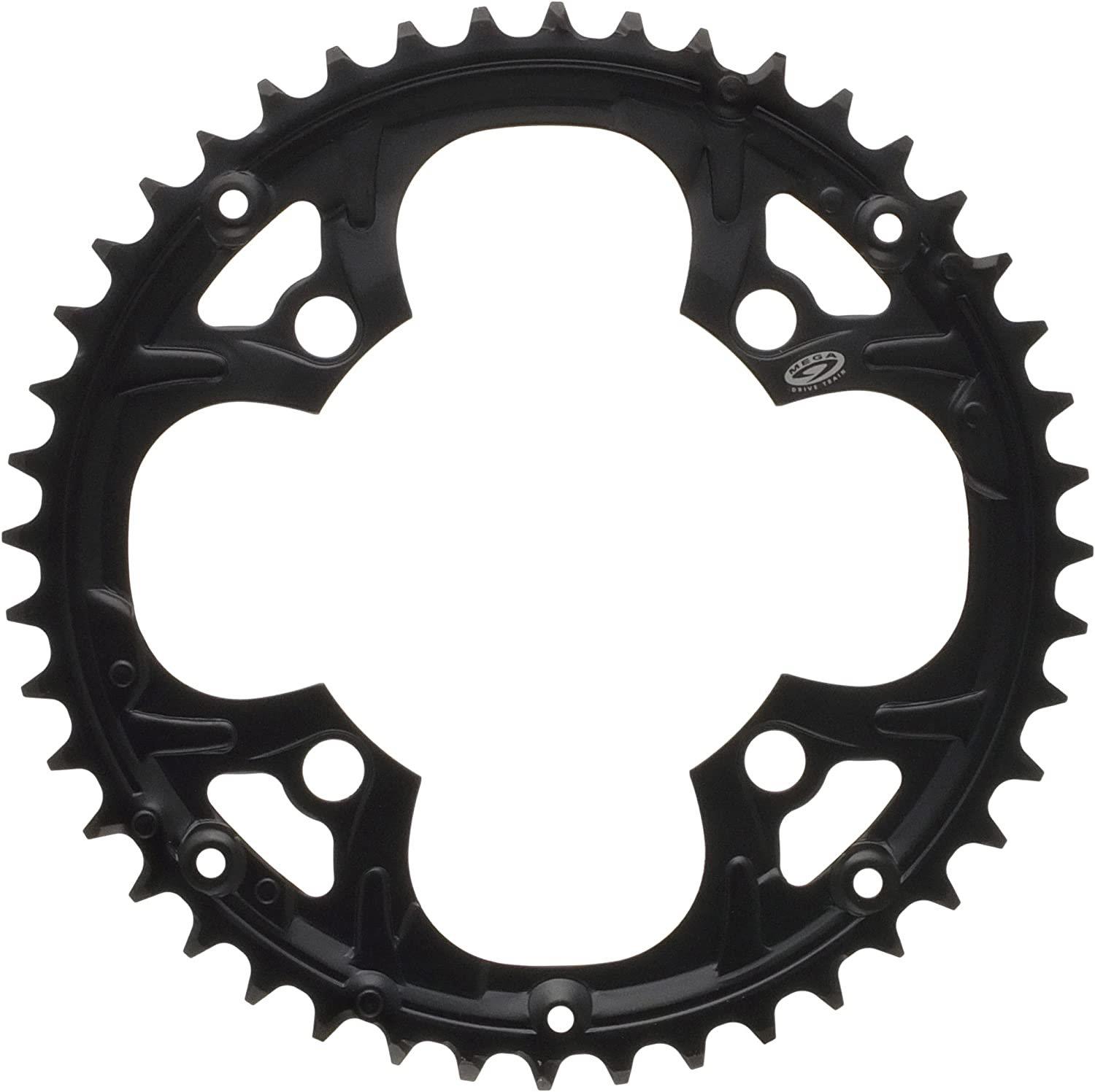 Shimano Kettenblatt Deore 2000 4-Arm 44 Zähne N-Type IG Stahl schwarz für Schutzring Y-1EA98030