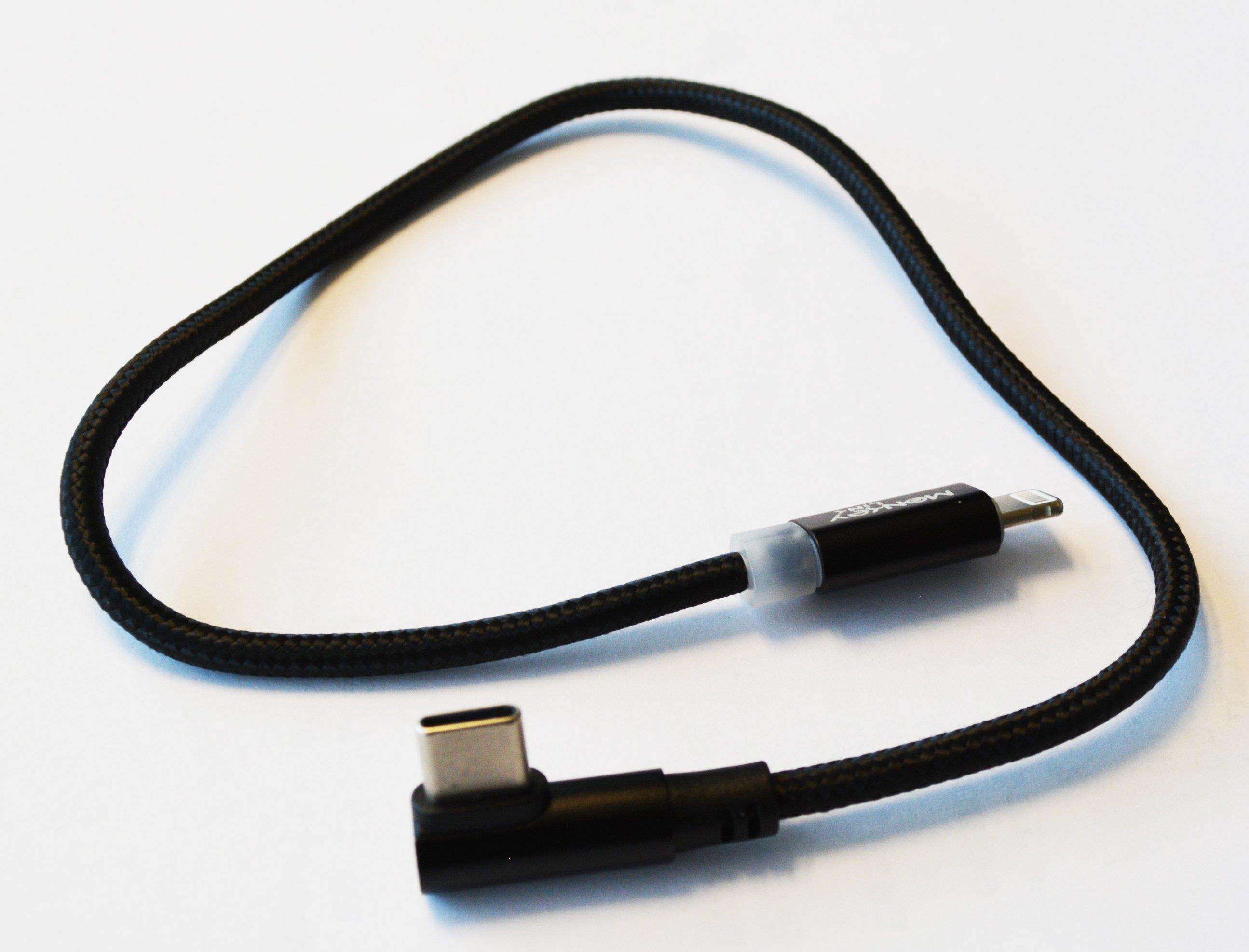 MonkeyLink ML-PowerSupply-ChargingCable USB-C auf Lightning 30cm