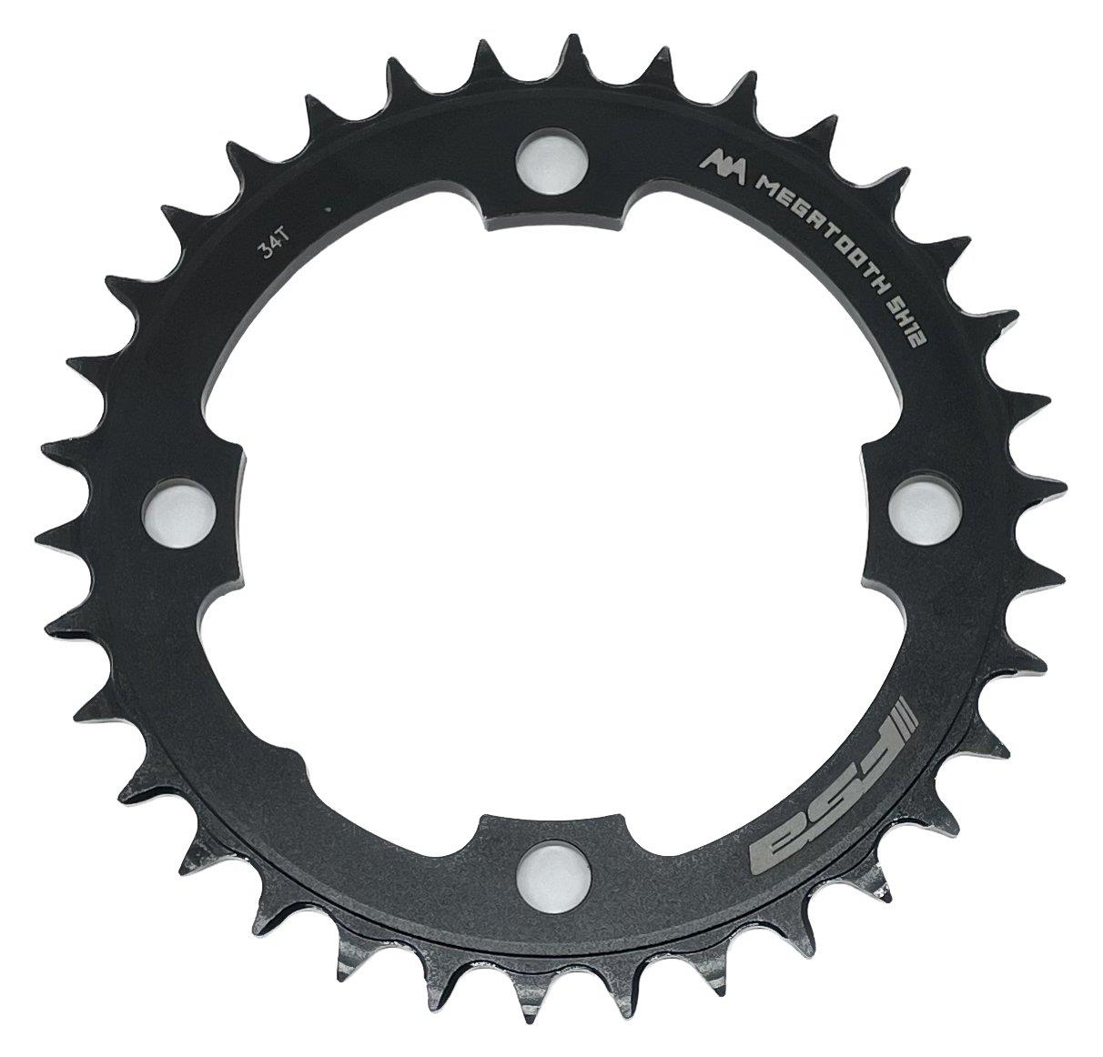 FSA Kettenblatt 104mm ø 34 Zähne Megatooth Alu für Bosch / Brose E-Bikes Shimano 12-Gang WB615-34T FSA Kettenblatt 104mm ø 34 Zähne Megatooth Alu für Bosch / Brose E-Bikes Shimano 12-Gang WB615-34T