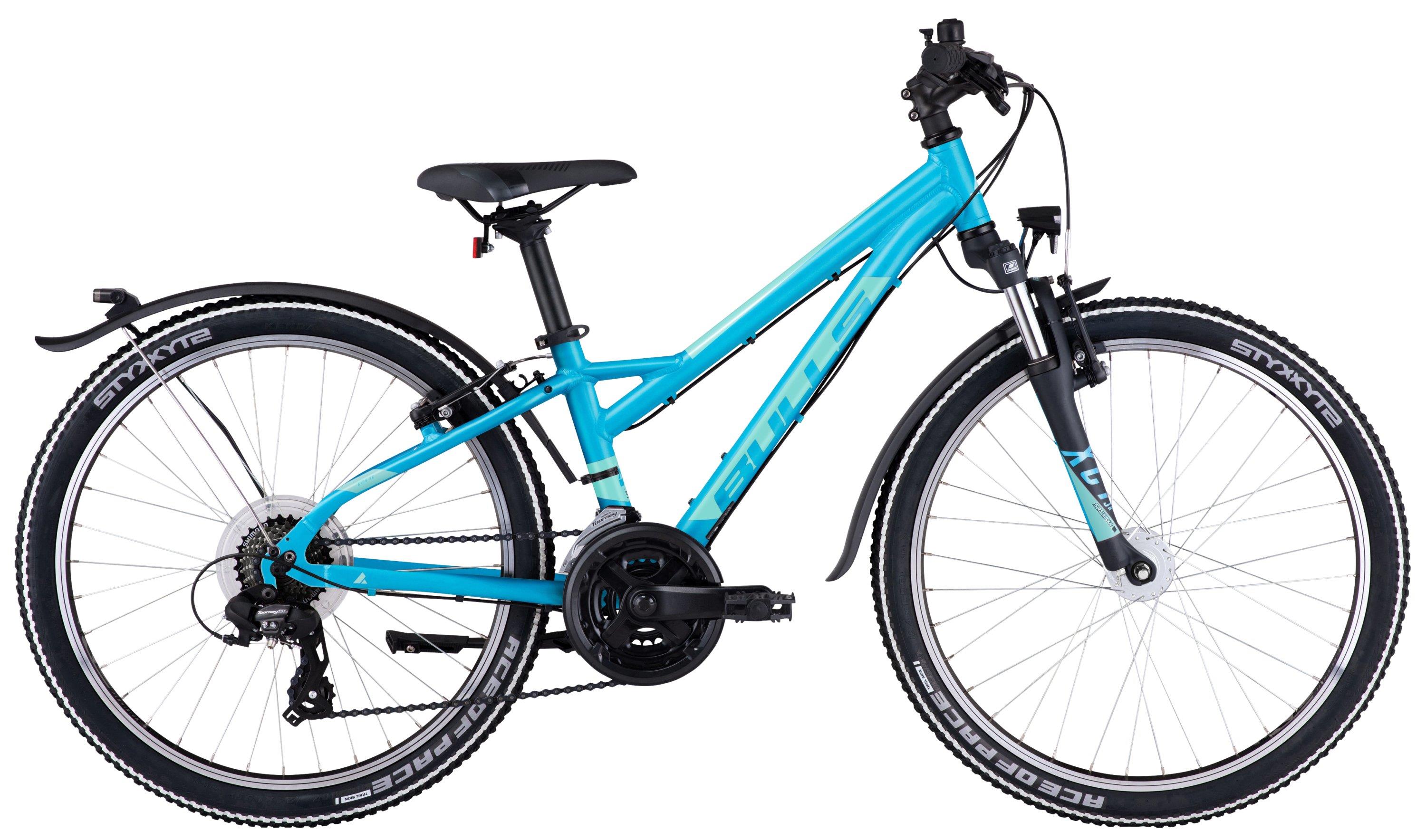 Bulls Jugendrad 24 Zoll Zarena Street-24 2021 21-Gang ocean-blue-matt (hellblau) 32cm