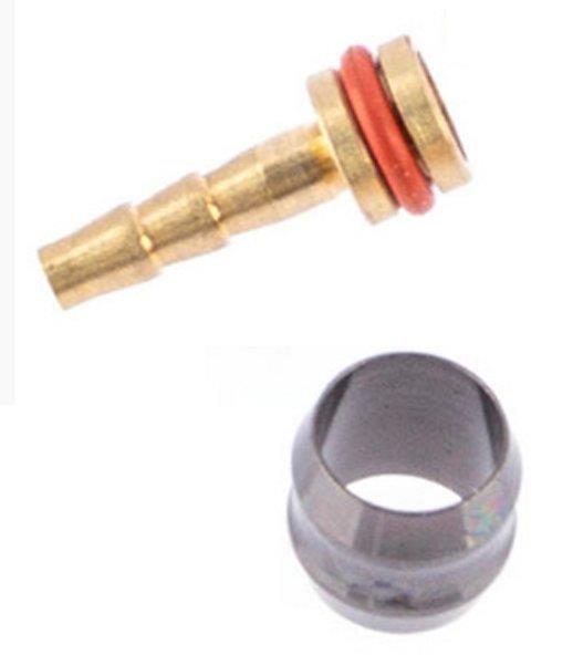 Tektro Stützhülse mit montiertem Dichtring u. Klemmring 5,0mm (Stückpreis) Tektro Stützhülse mit montiertem Dichtring u. Klemmring 5,0mm (Stückpreis)
